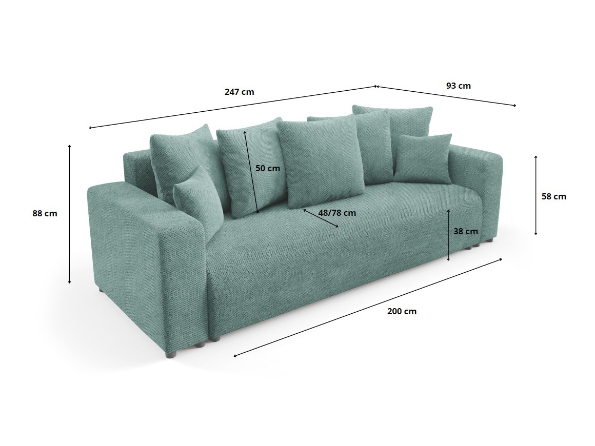 Sofa lova Franklin 138 (Onega 10)