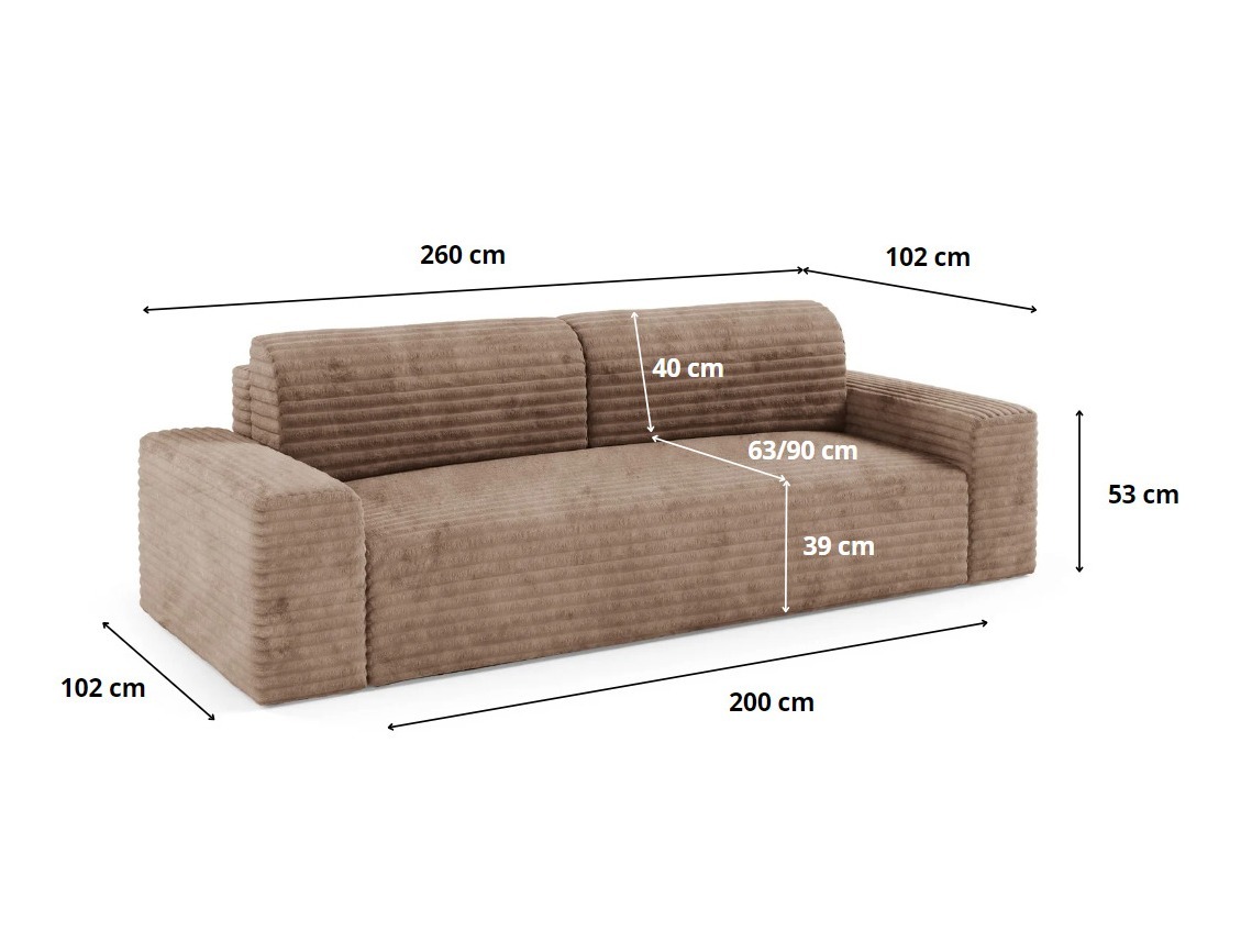 Sofa lova Franklin 139 (Tilia 17)