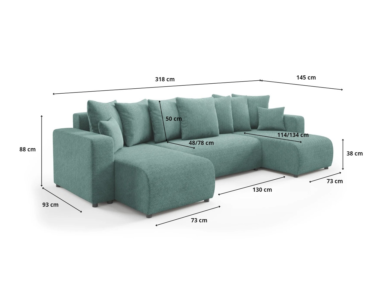 Minkštas kampas Franklin 144 (Onega 02)