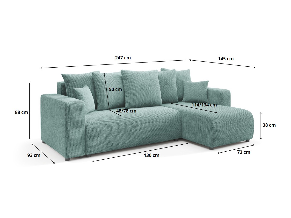 Minkštas kampas Franklin 146 (Onega 02)