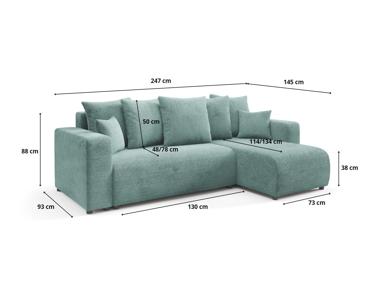 Minkštas kampas Franklin 146 (Onega 08)