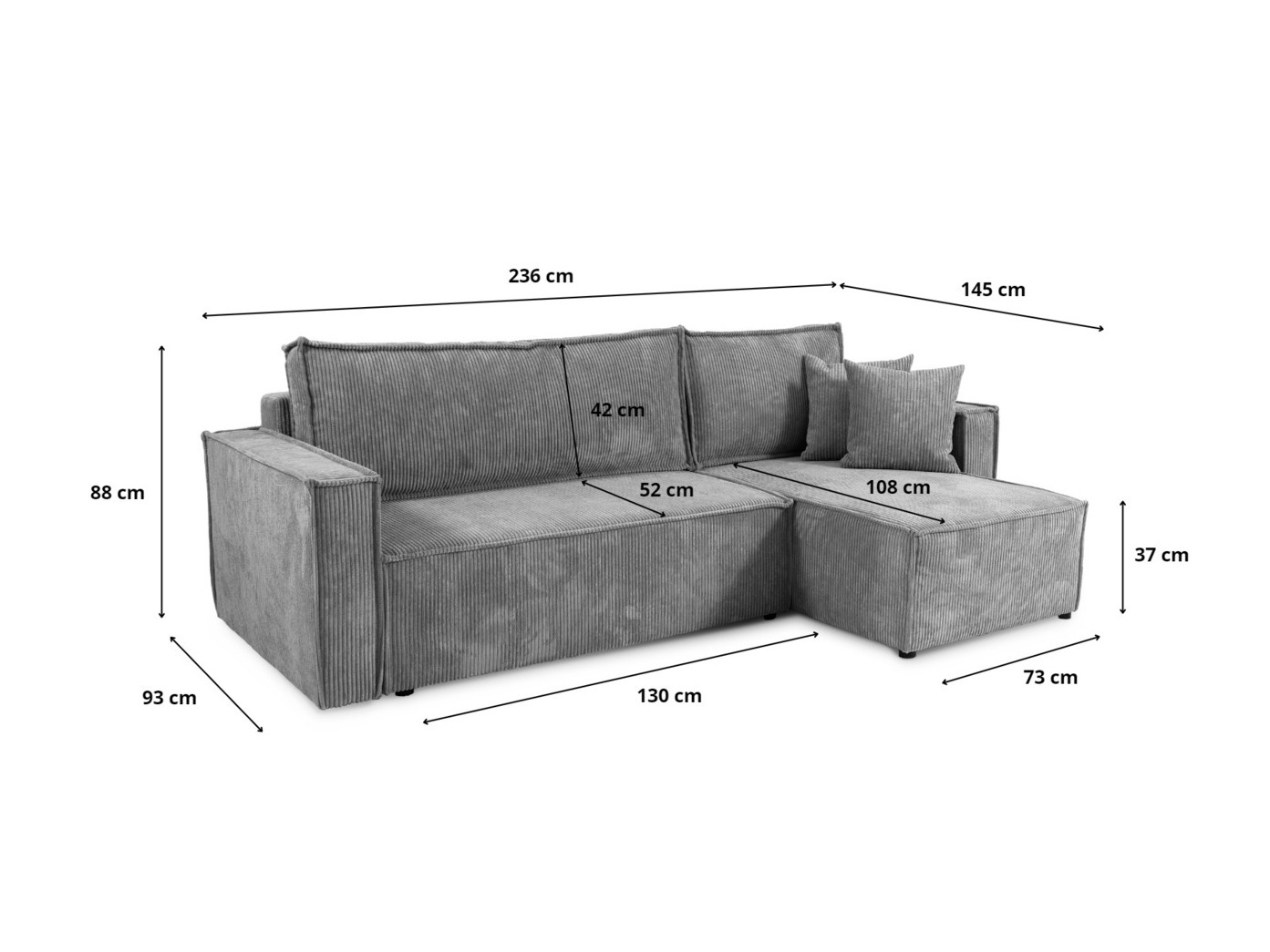 Minkštas kampas Franklin 147 (Poso 02)