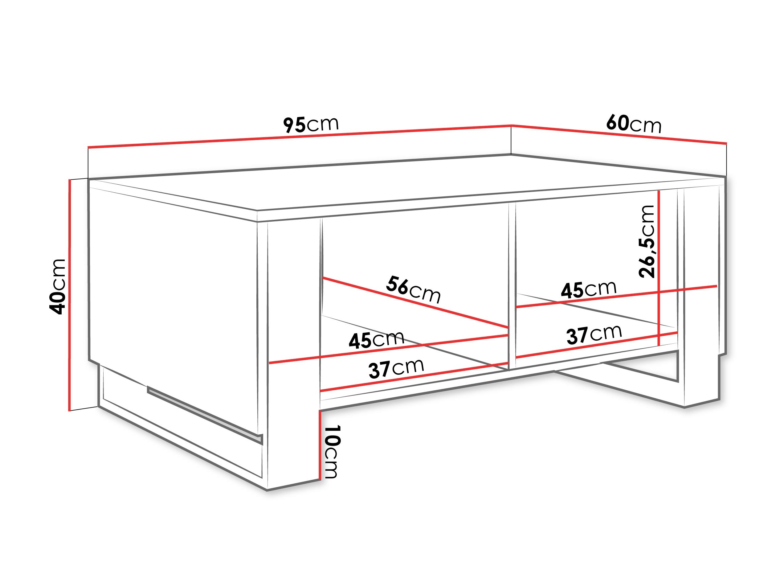Žurnalinis staliukas Comfivo Vestora