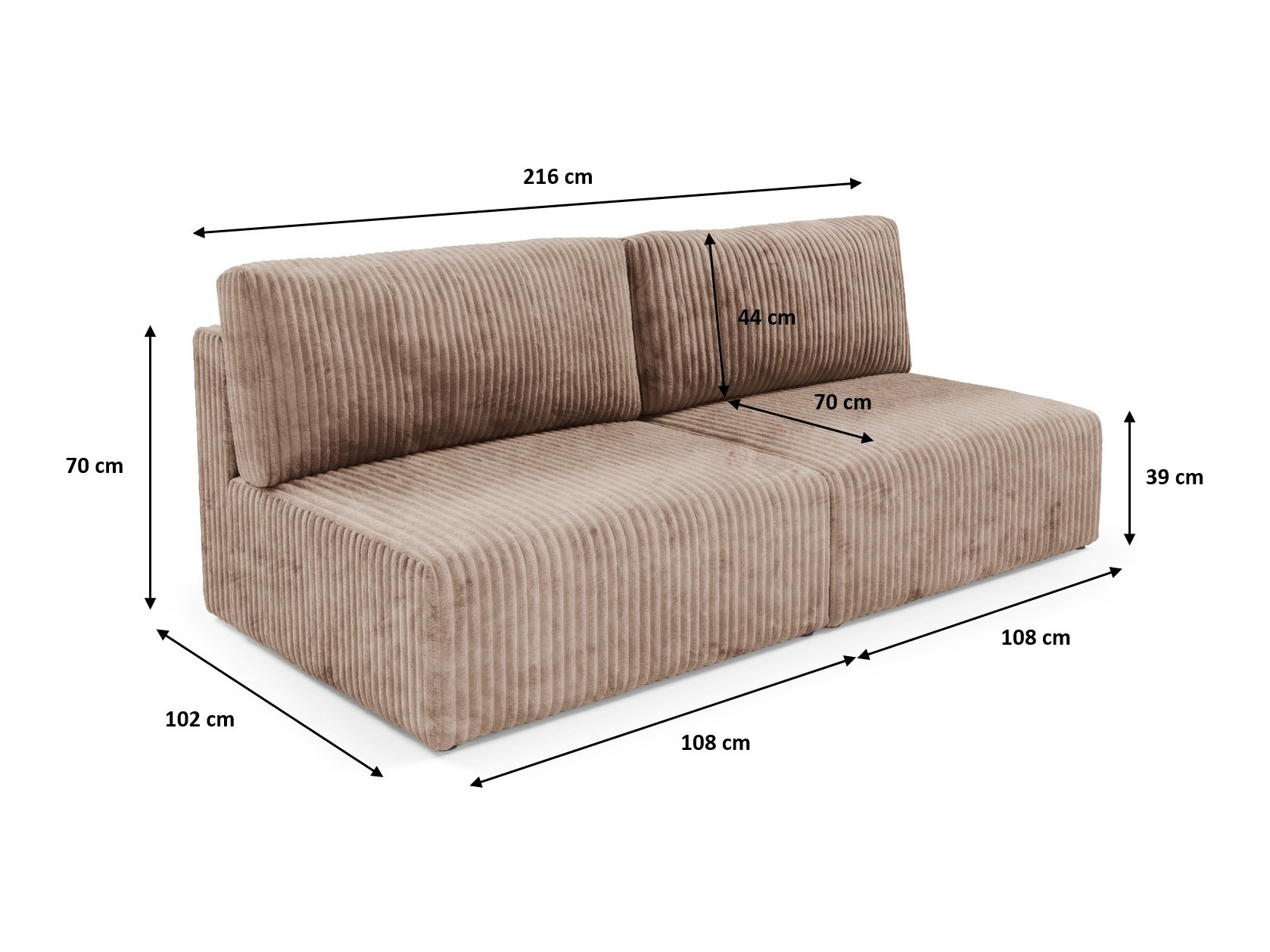 Sofa lova Franklin 150 (Tilia 01)