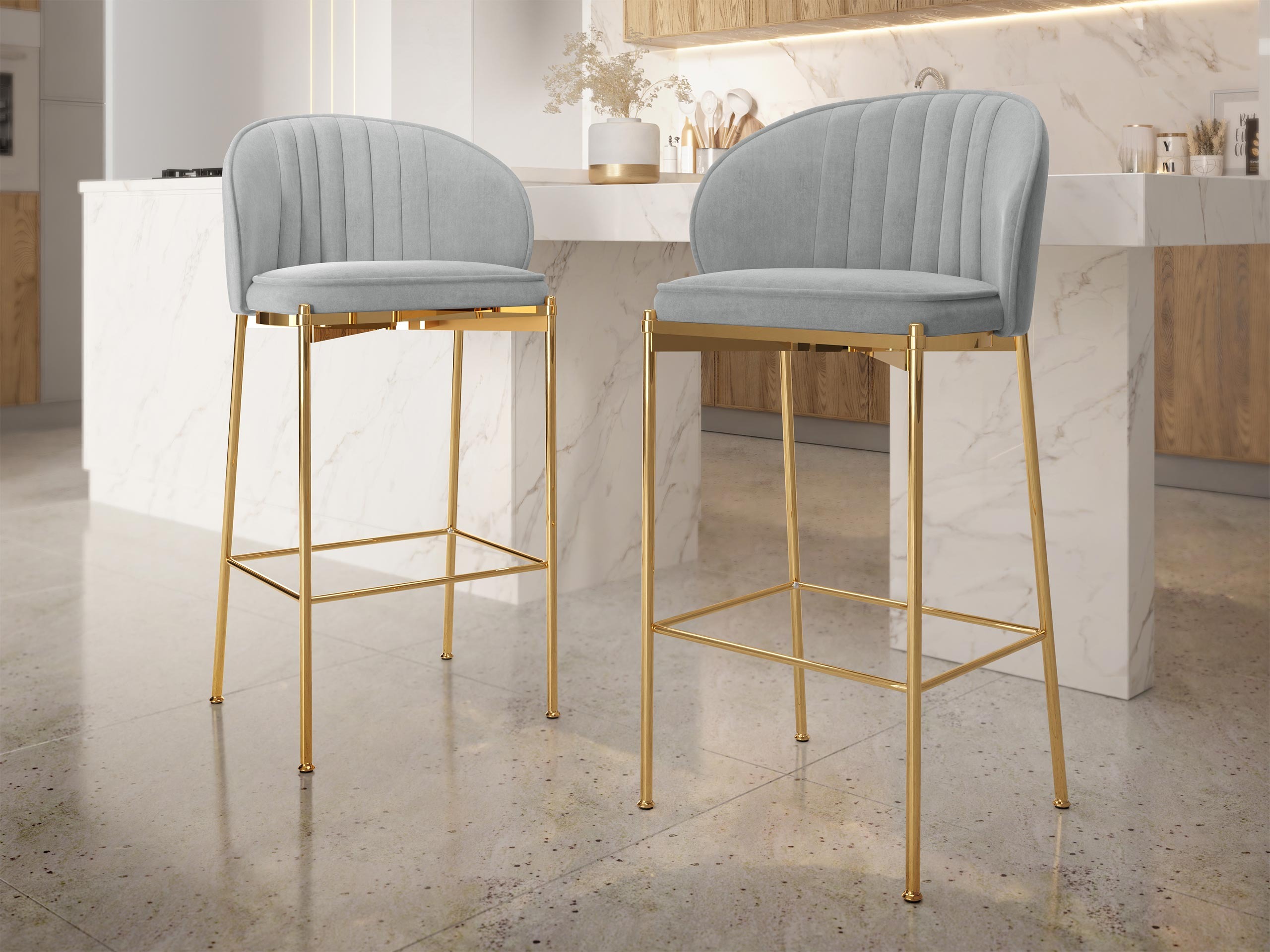 Baro kėdė Comfivo Hilaritas VI (Pilka)