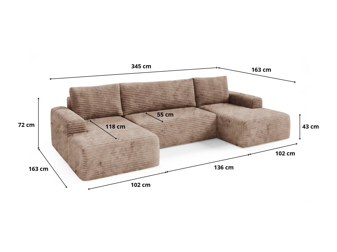 Minkštas kampas Franklin 157 (Tilia 90)