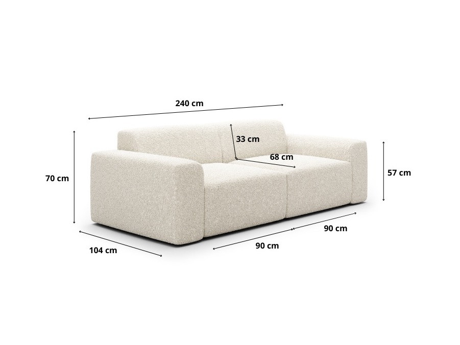 Modulinė sofa Romenoi 100 (Centaur 01)