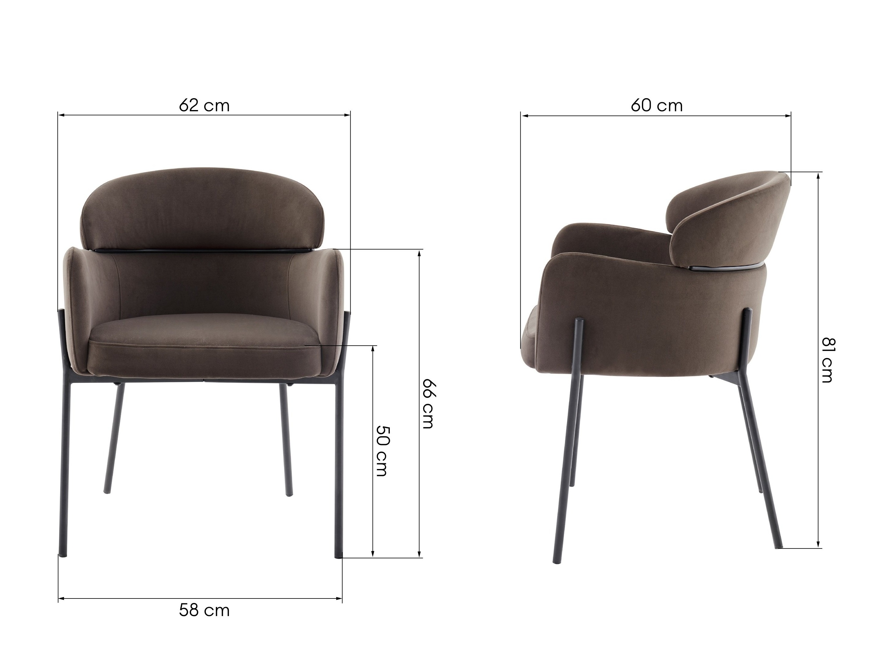 Kėdė Burleson 175 (Ruda)