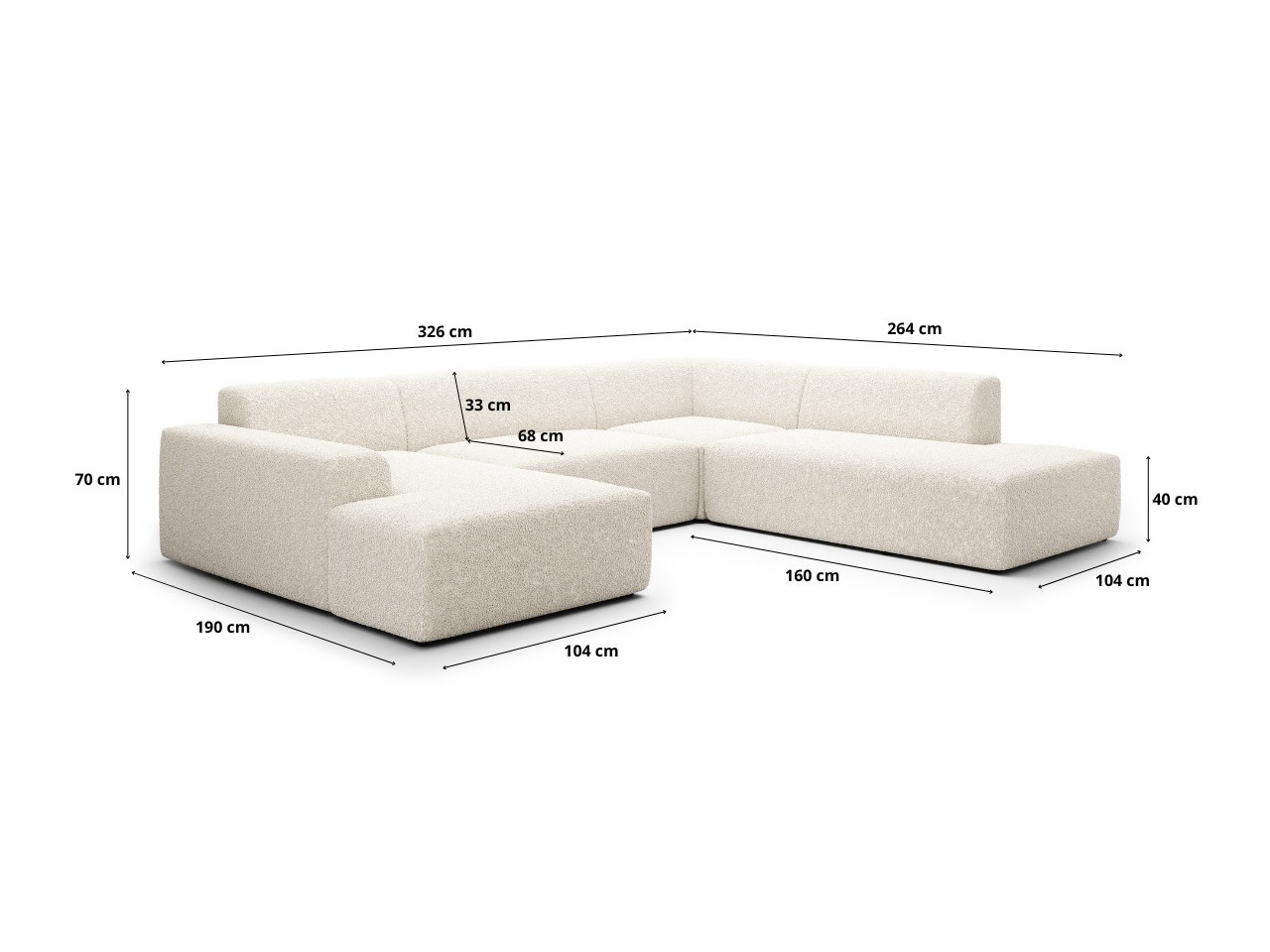 Modulinis minkštas kampas Romenoi 104 (Centaur 01)