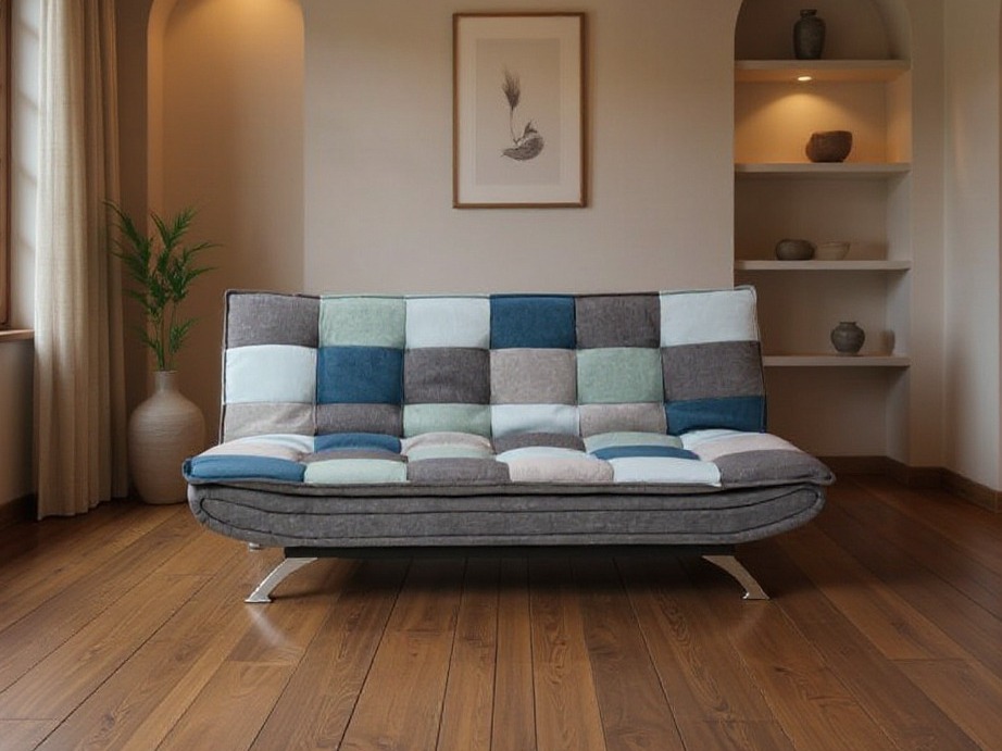 Sofa lova Norsica 228 (Pilka + Mėlyna)