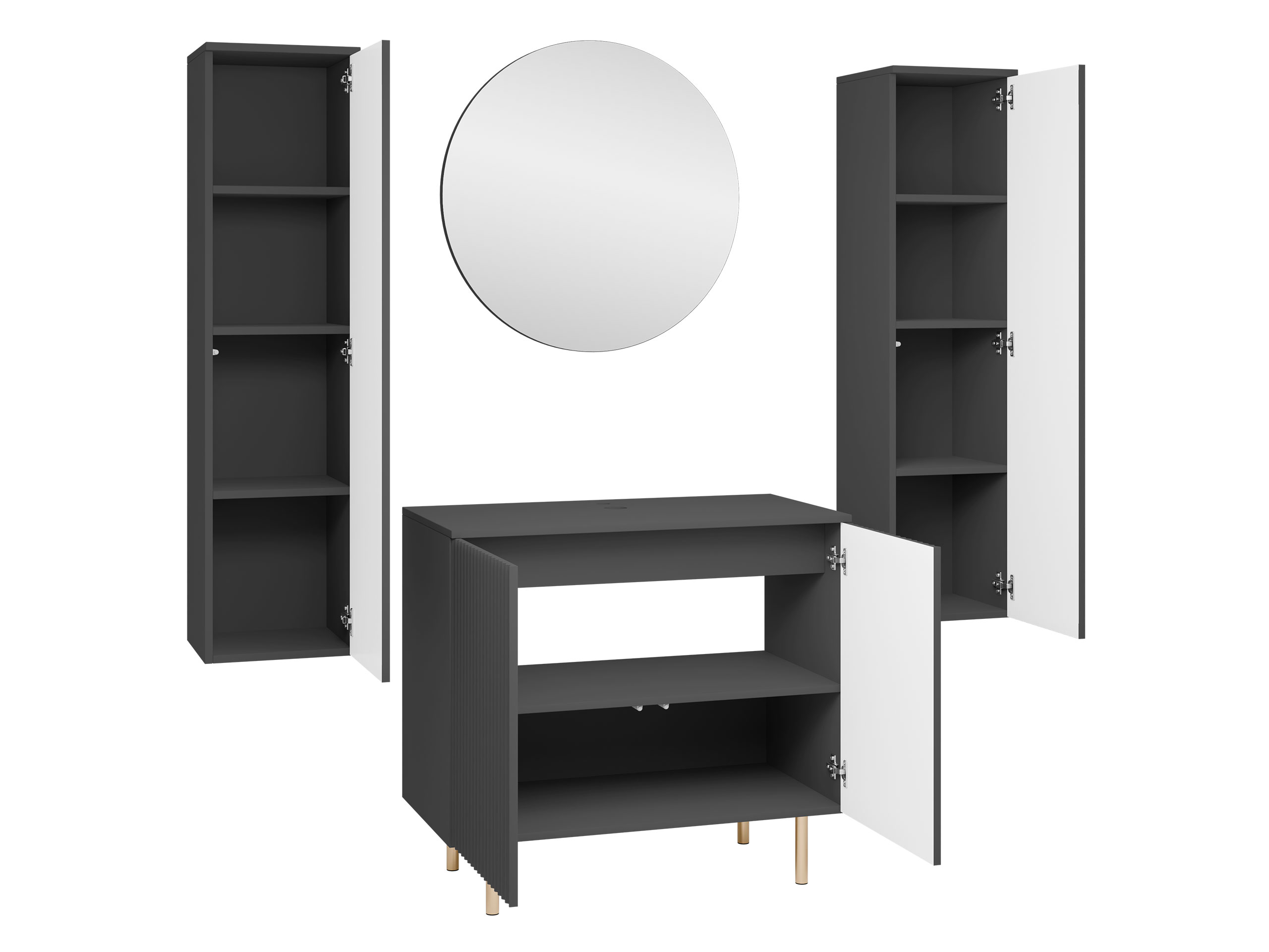 Vonios komplektas Virdomi 112 (Juoda)