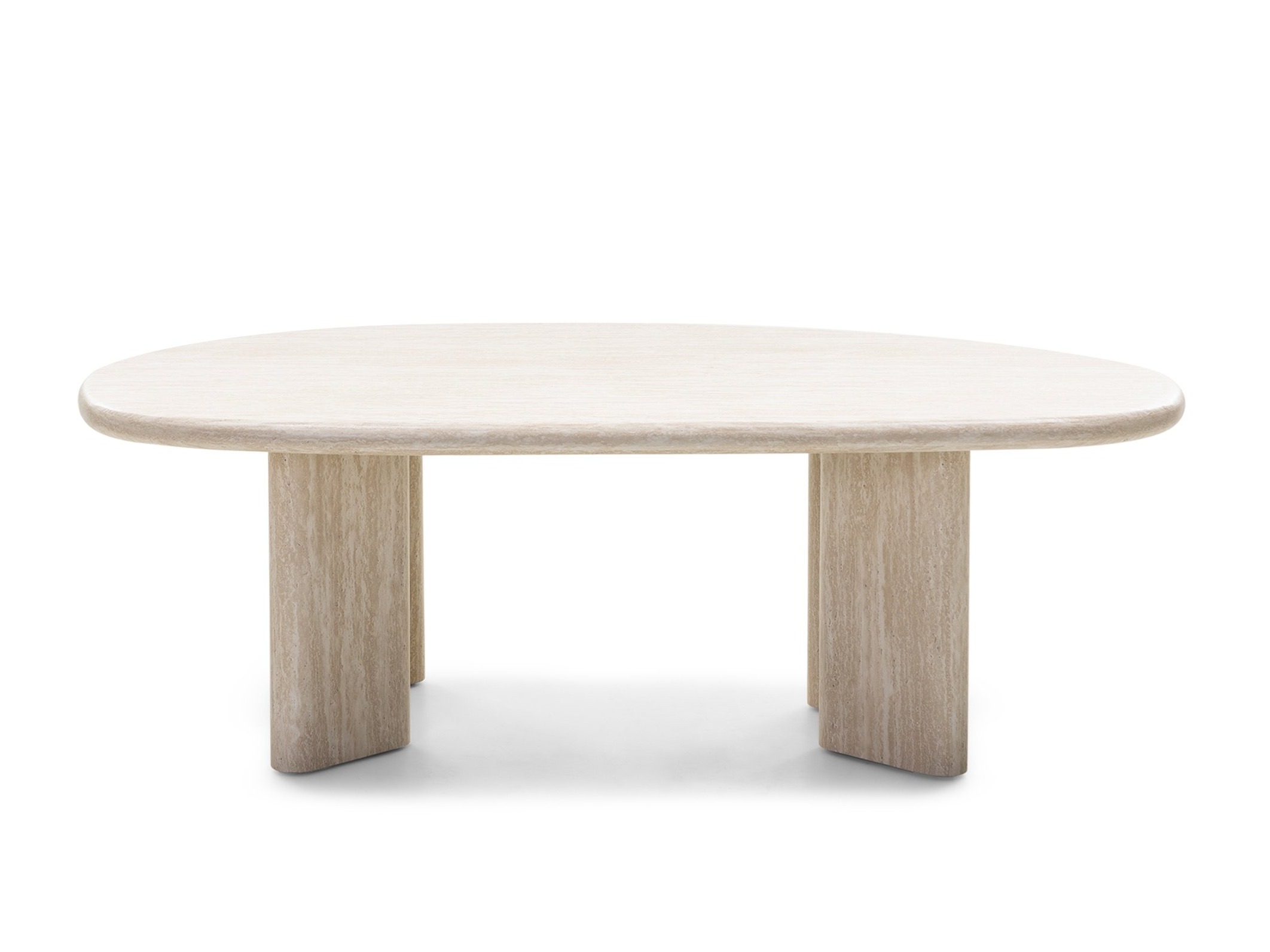 Žurnalinis staliukas Burleson 476 (Šviesi Travertine)