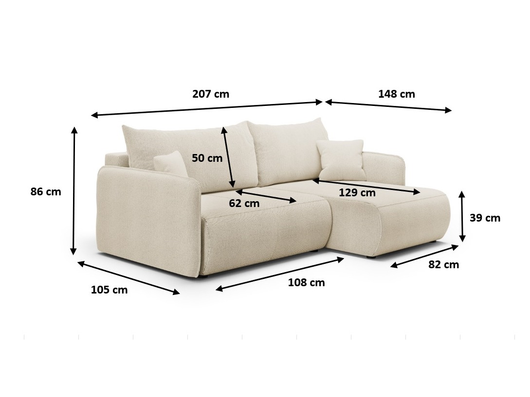 Minkštas kampas Franklin 133 (Curio 09)