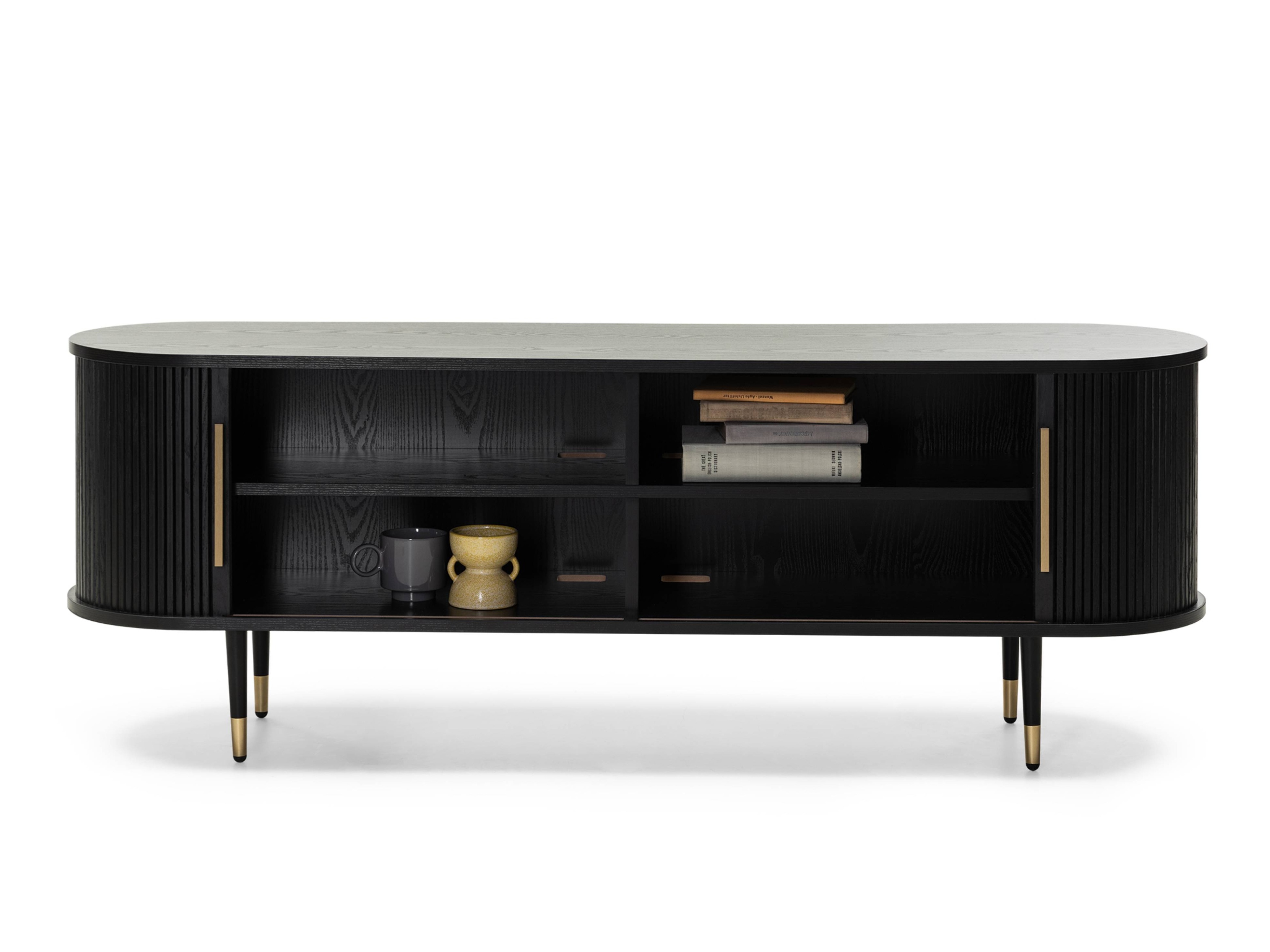 TV staliukas Burleson 434 (Juoda)