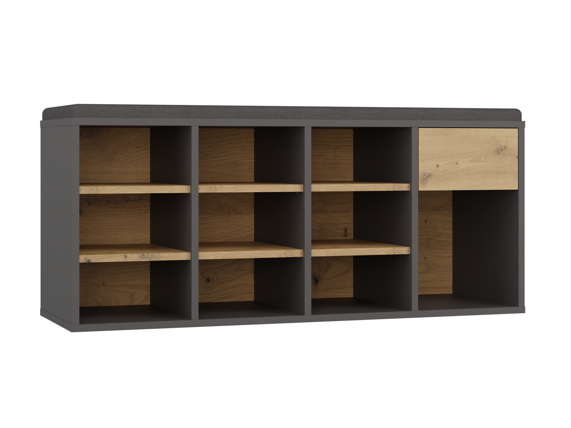 Pilkos batų dėžės