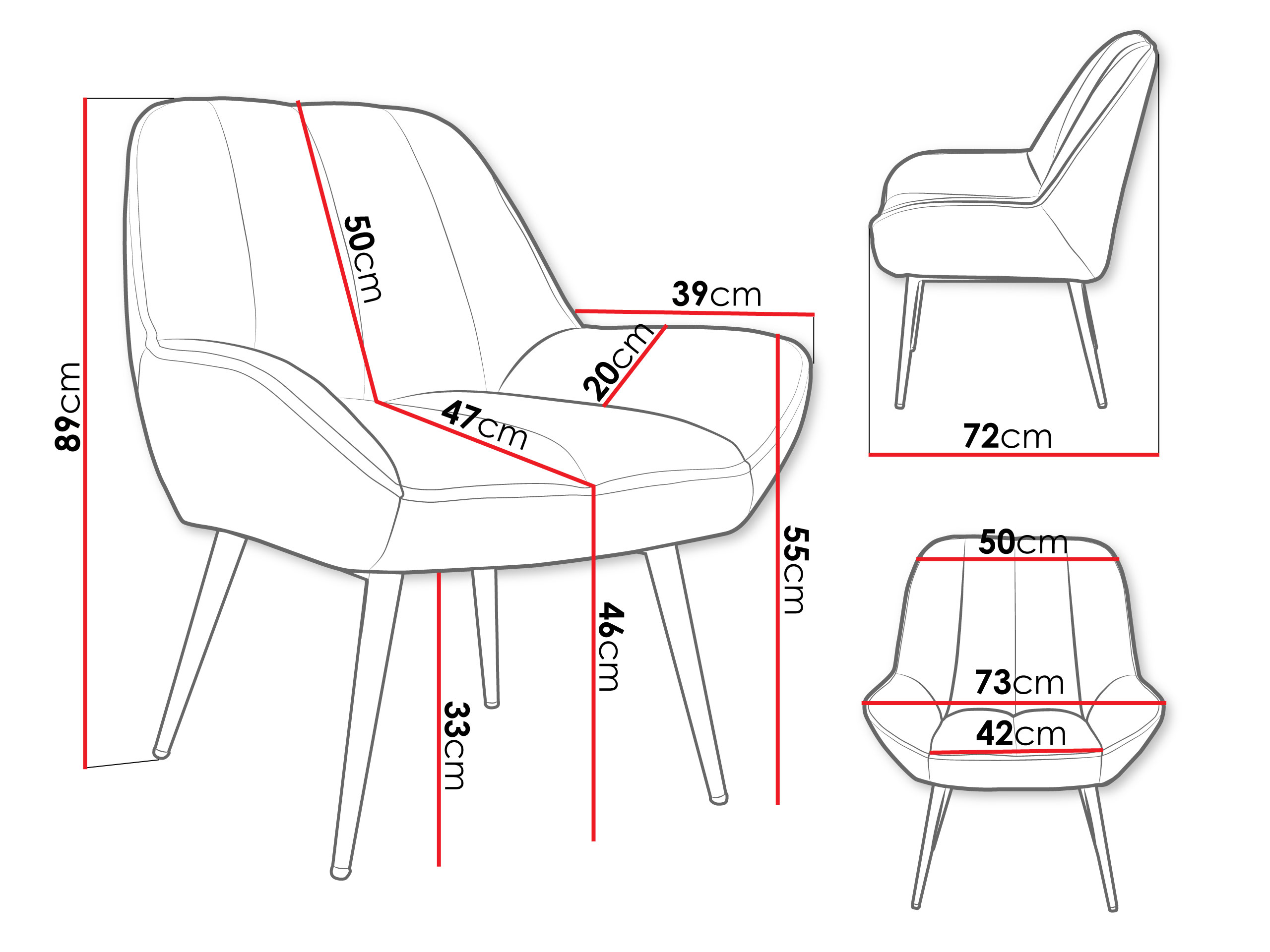 Fotelis Comfivo Origo (Aragon 93)