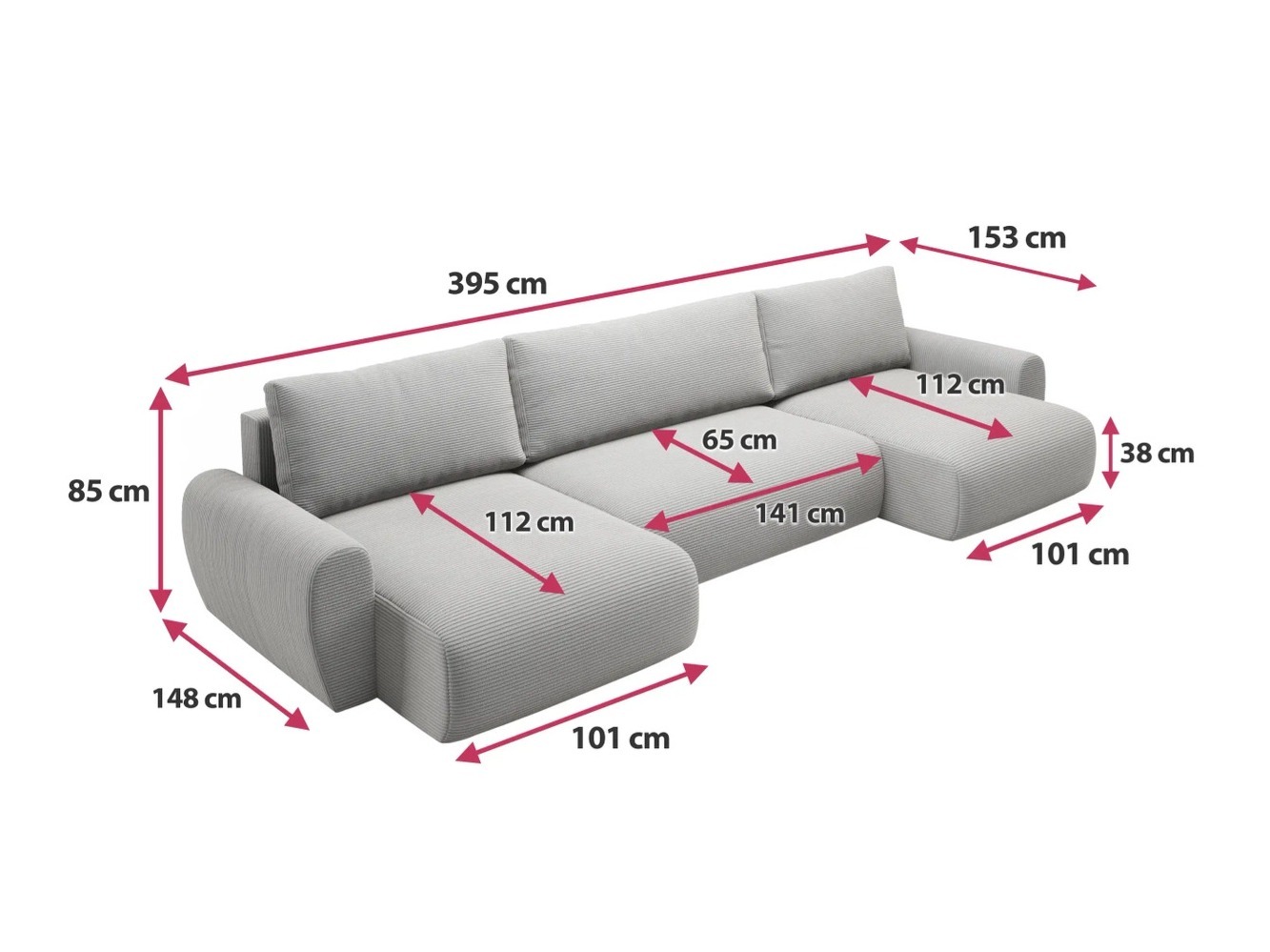 Minkštas kampas Franklin 184 (Poso 55)