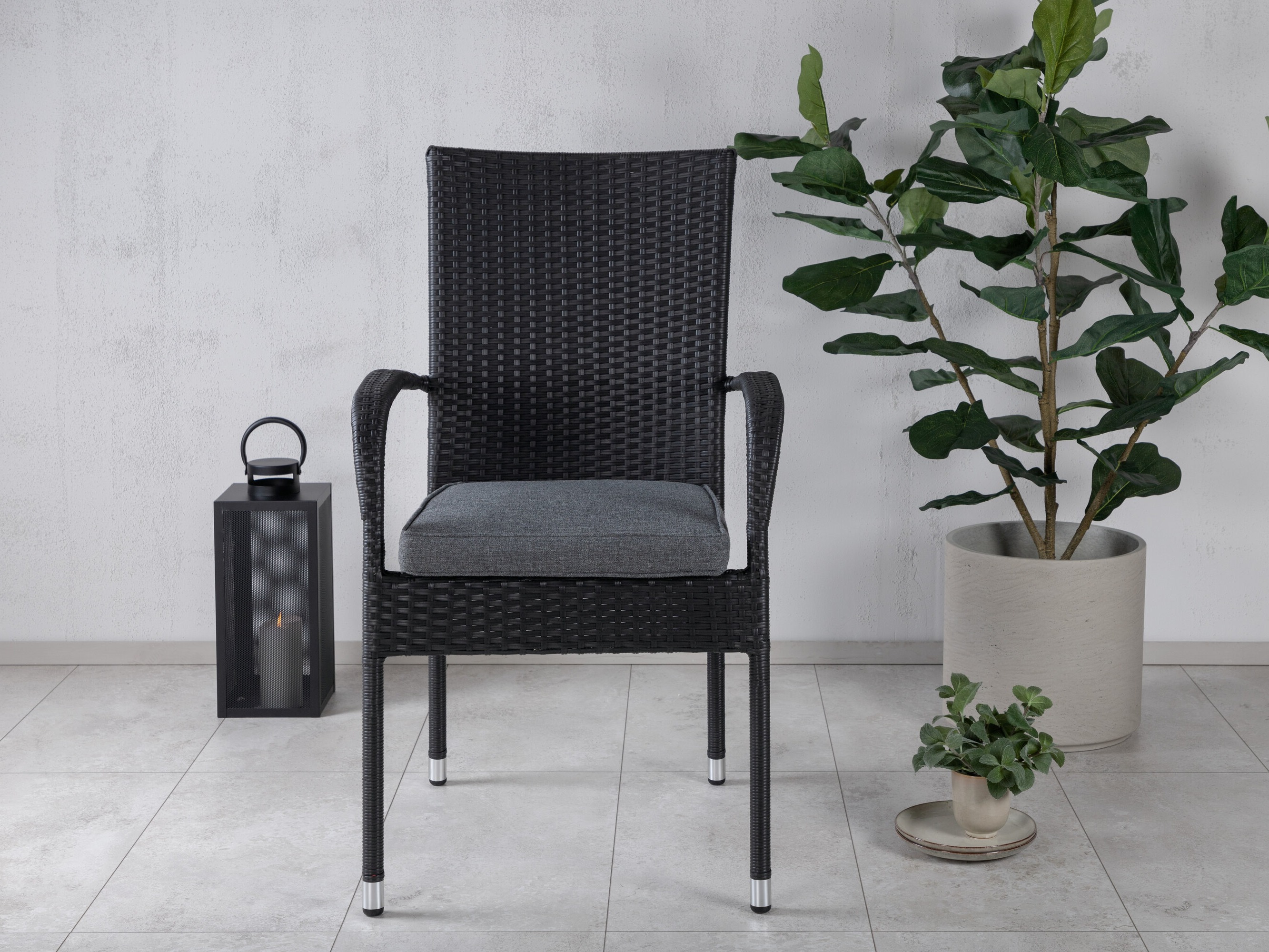 Lauko kėdė Dallas 736 (Juoda)
