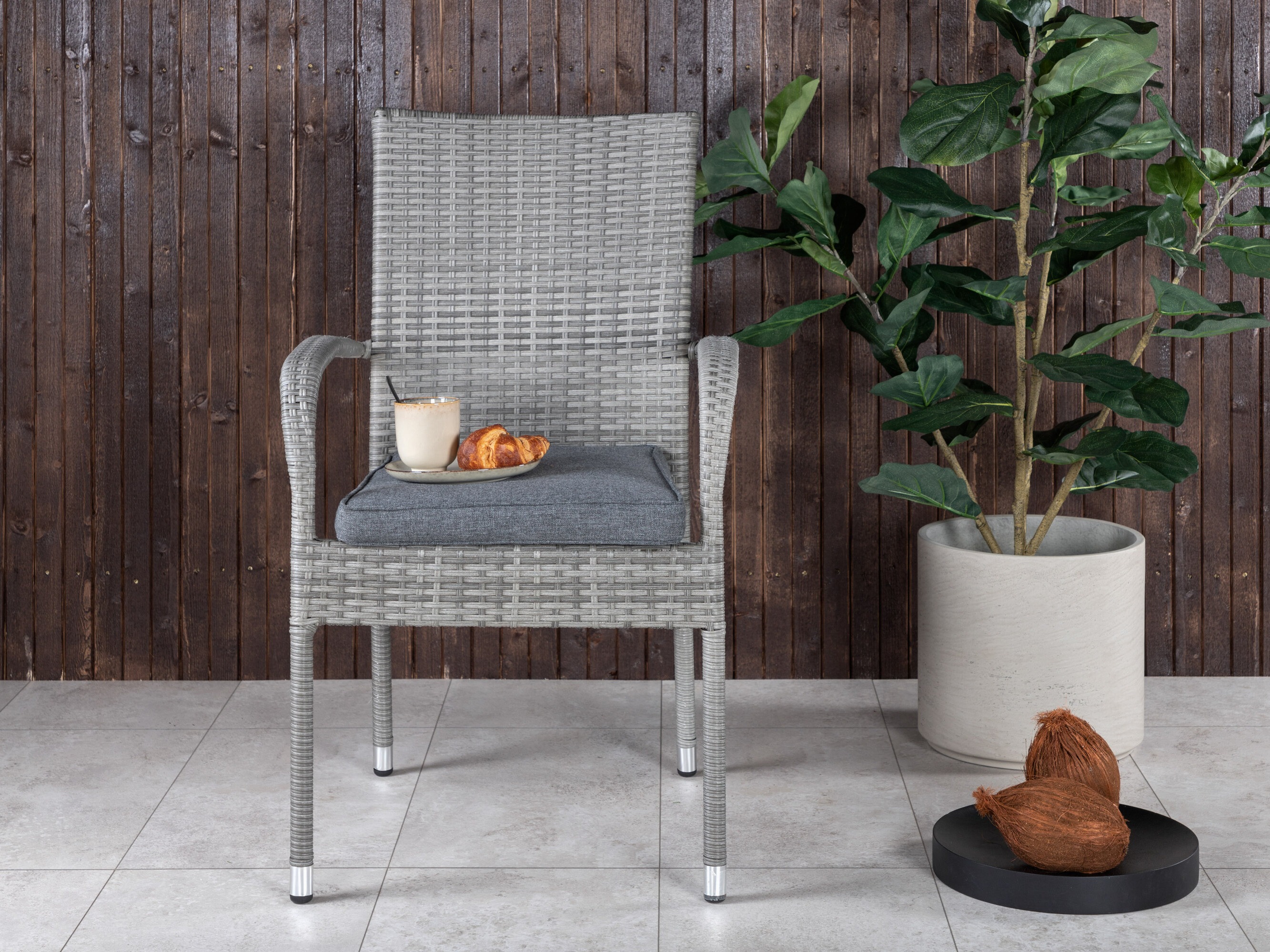 Lauko kėdė Dallas 736 (Pilka)