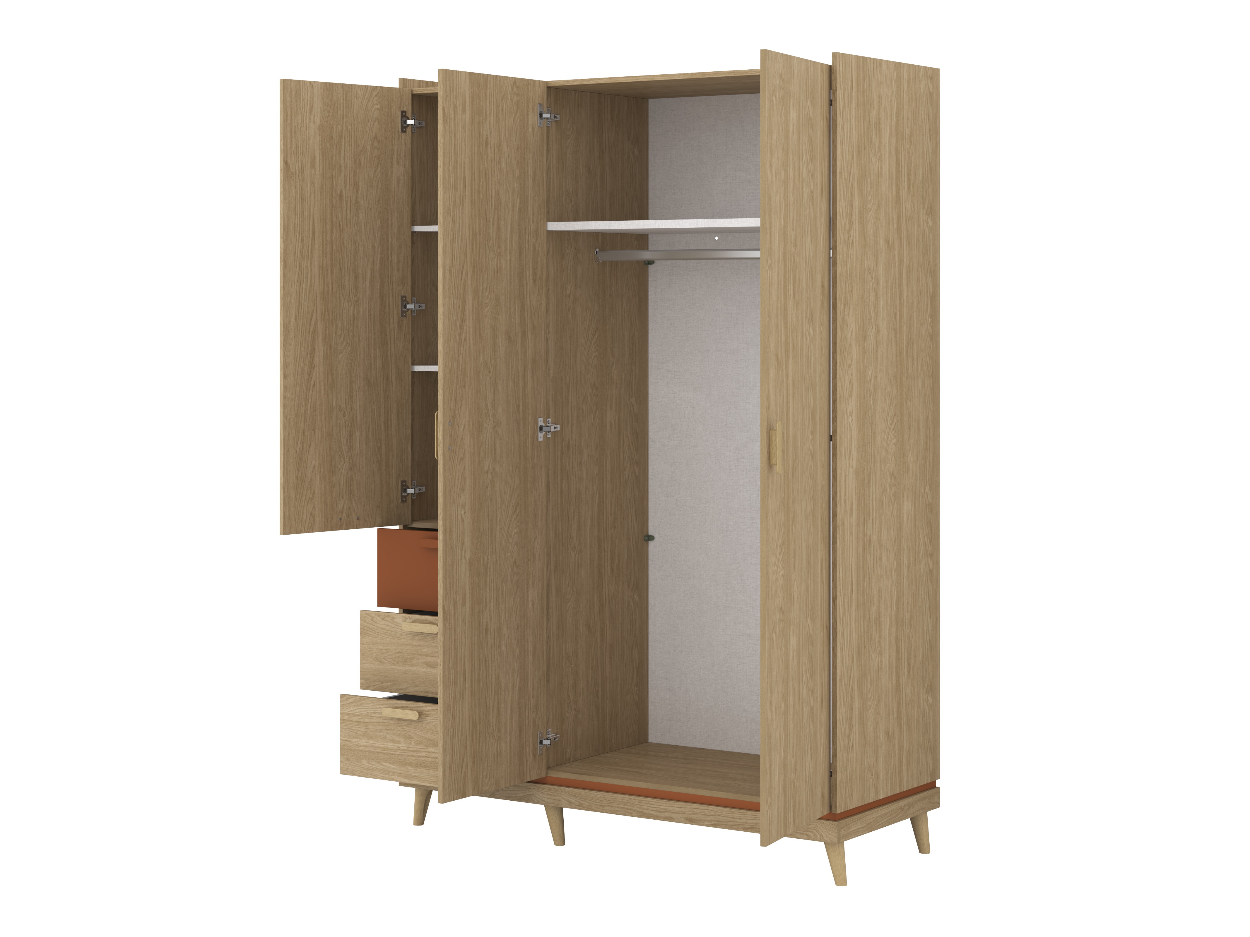 Spinta Fertalu 100 (Ąžuolas + Oranžinė)