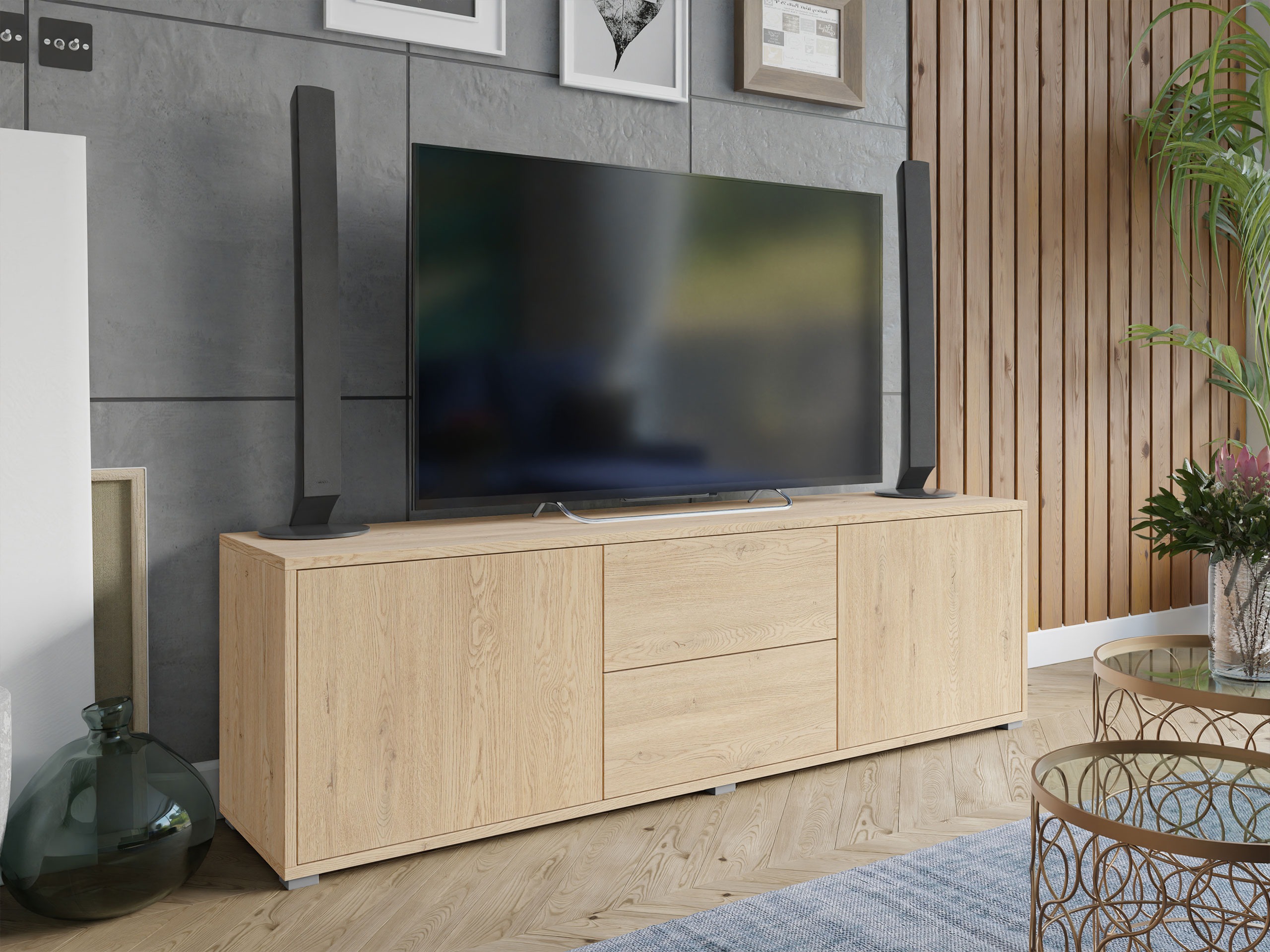 TV staliukas Comfivo Tutela (Ąžuolas)