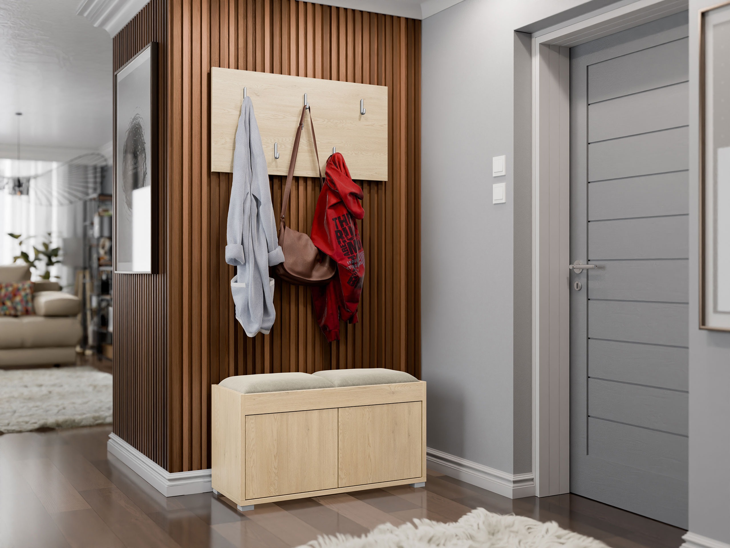 Prieškambario komplektas Comfivo Tutela (Ąžuolas)