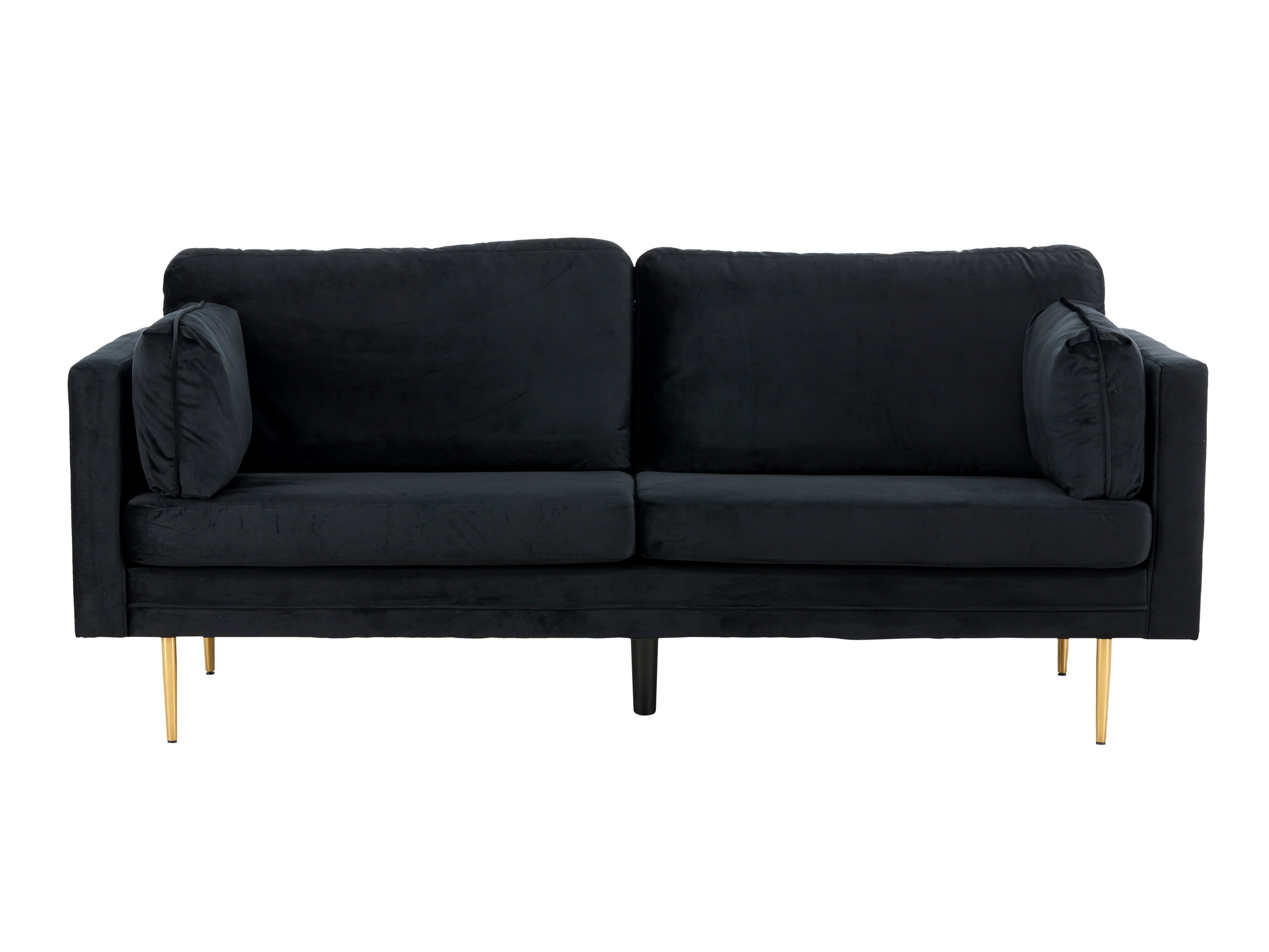 Sofa Dallas 101 (Juoda + Auksinė)