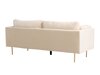 Sofa Dallas 101 (Kreminė + Auksinė)