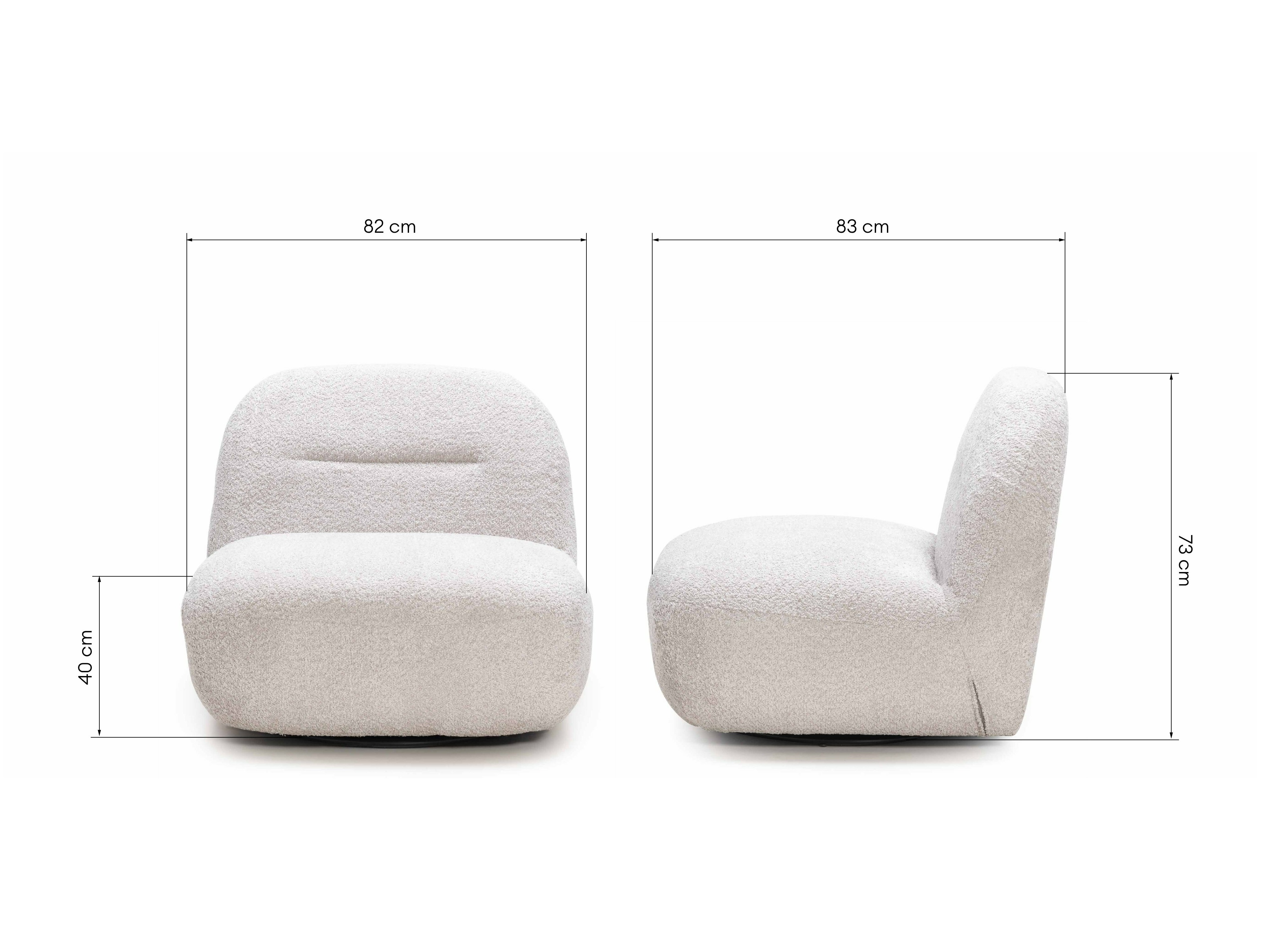 Fotelis Burleson 444 (Taupe)