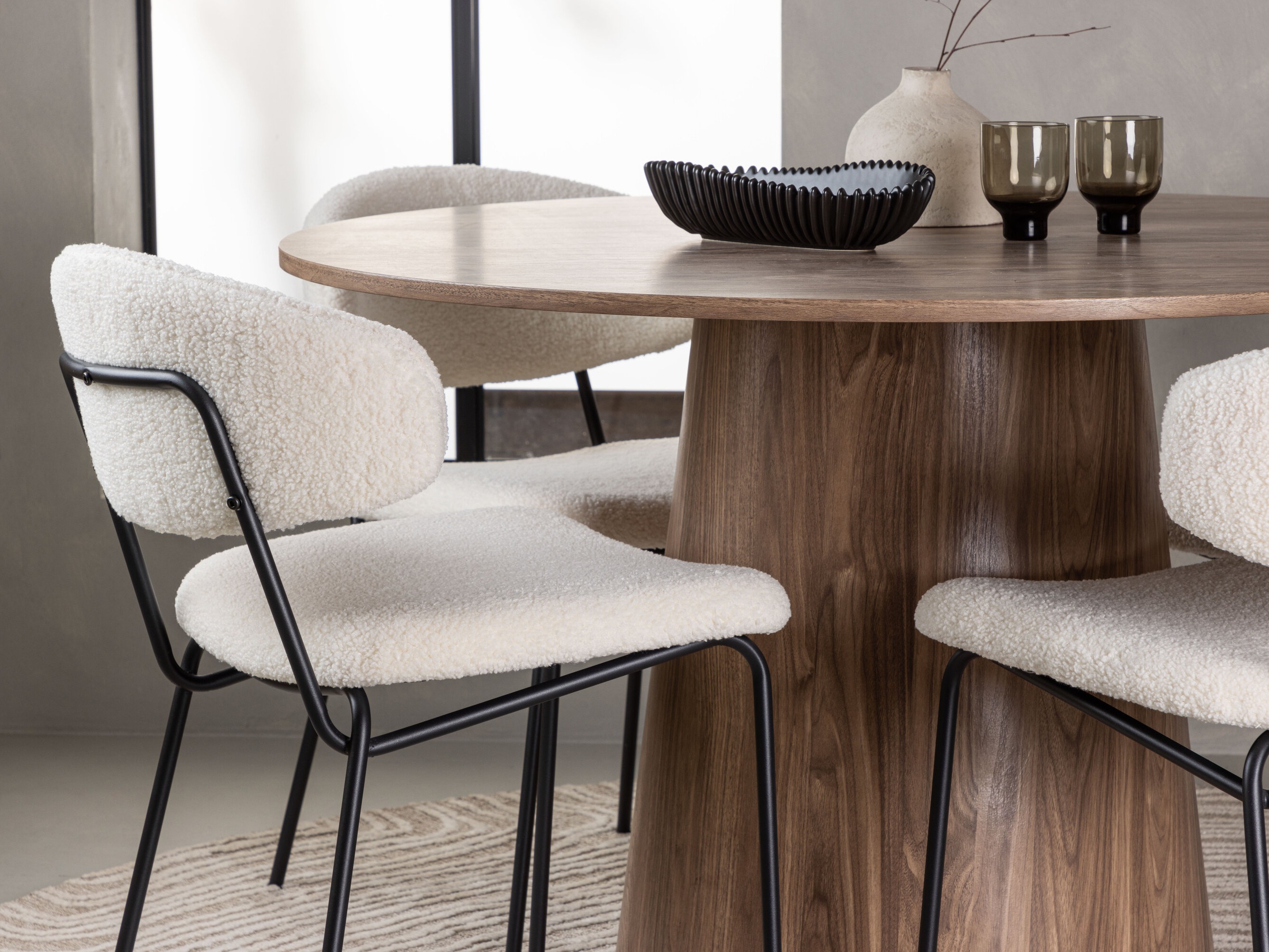 Valgomojo komplektas Dallas 4253 (Ruda)