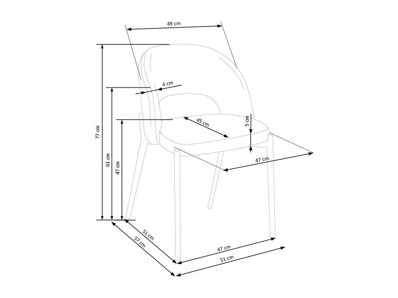 Kėdė Houston Virtus (Smėlinė + Juoda)