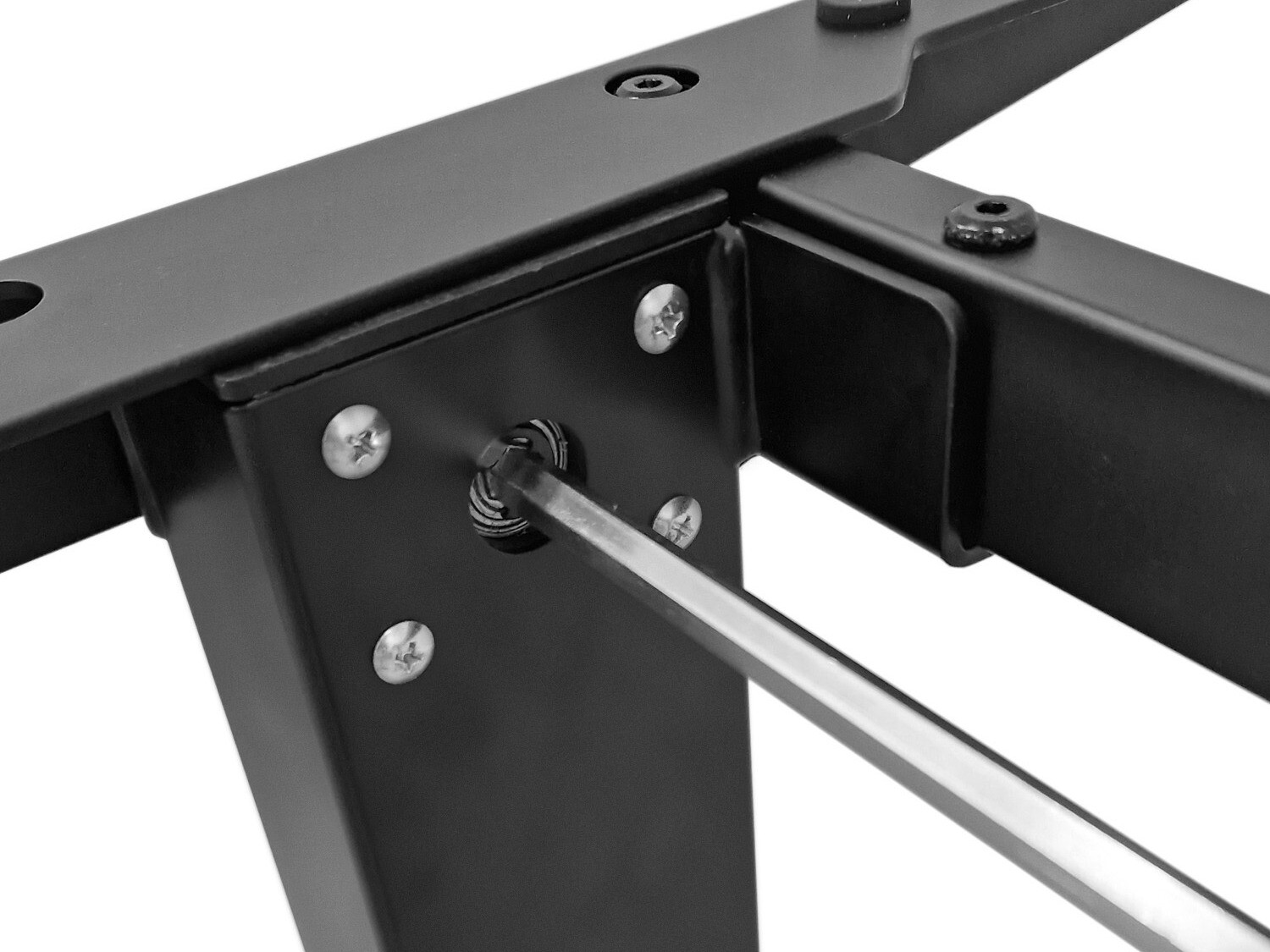 Reguliuojamo aukščio darbo stalas Buffalo 184 (Juoda)