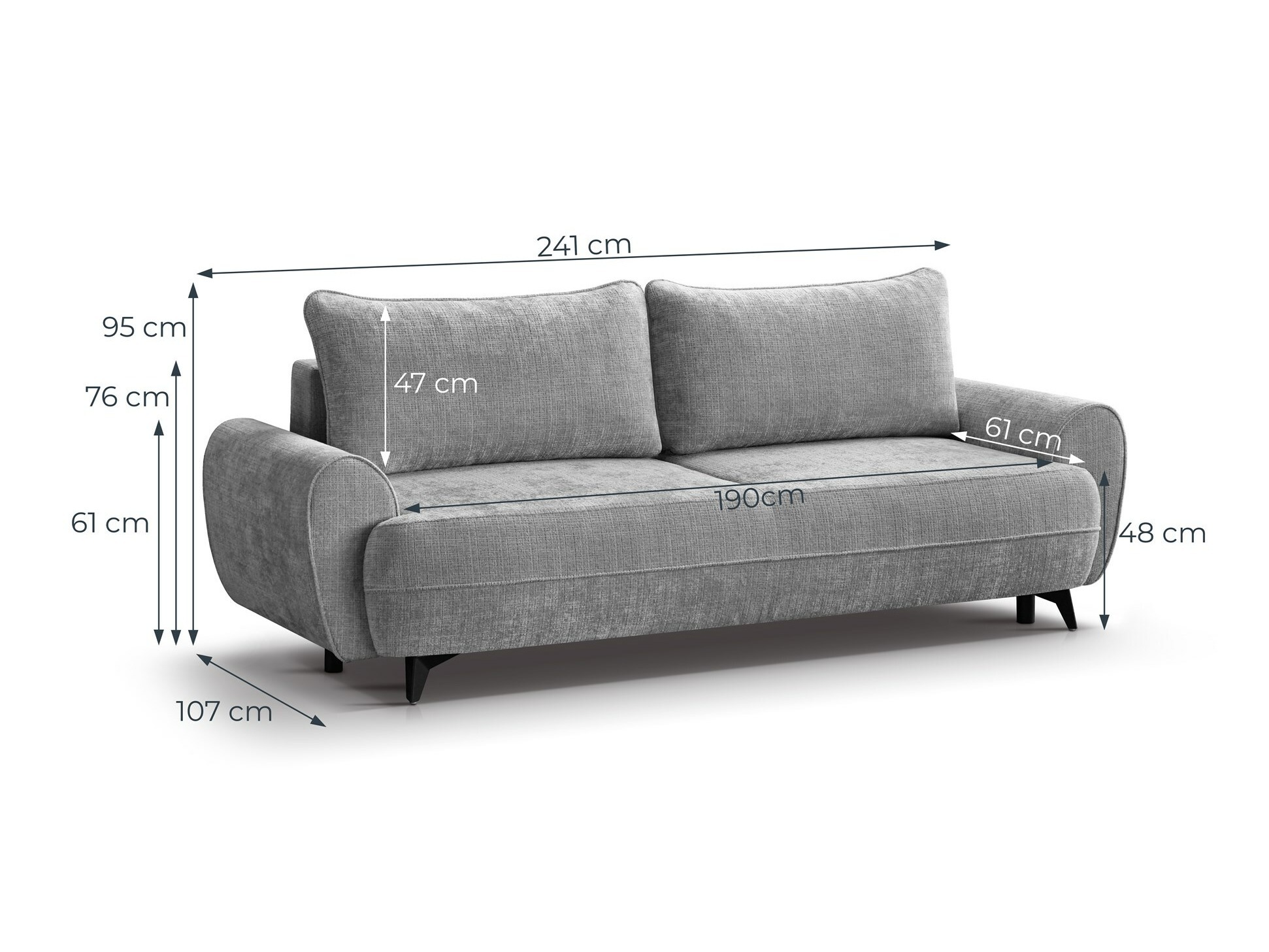 Sofa lova Margate 114 (Cremona 39)