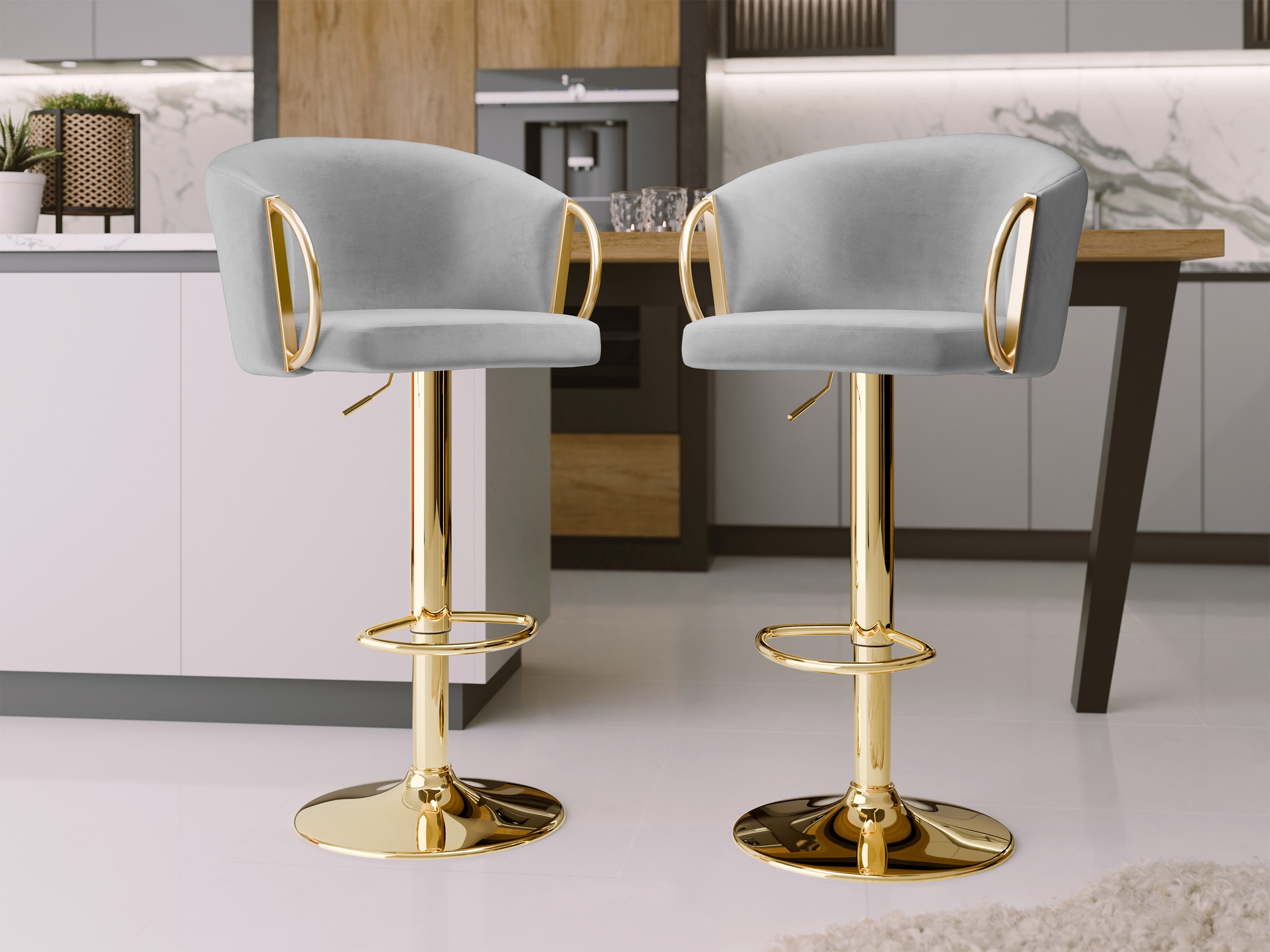 Baro kėdė Comfivo Hilaritas V (Pilka)