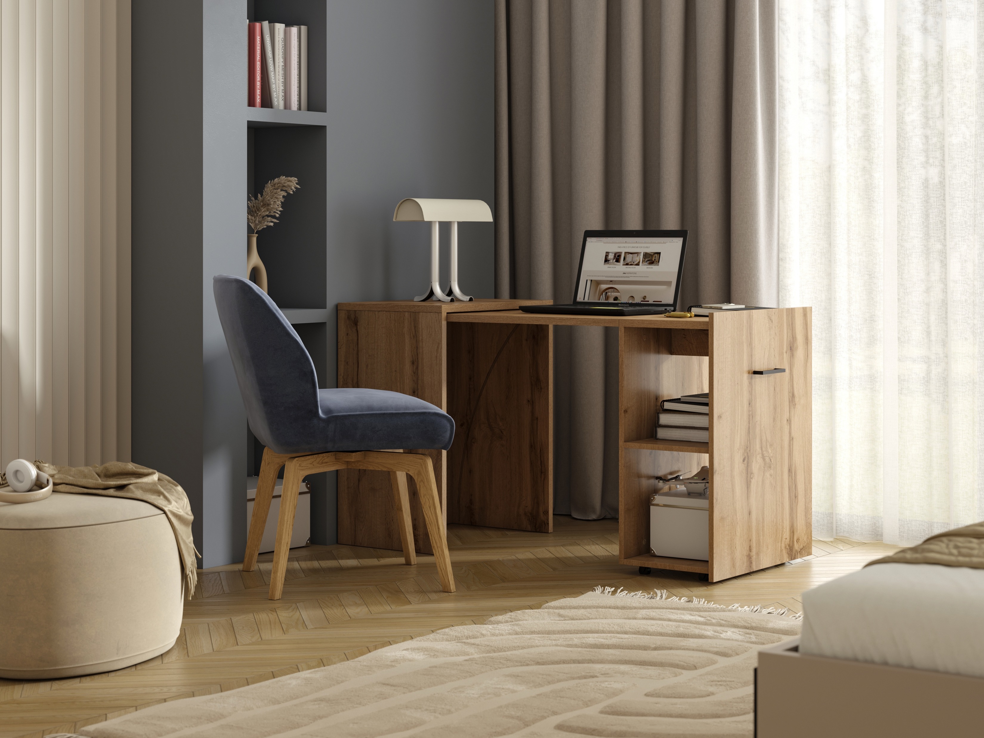 Darbo stalas Austin 304 (Votan ąžuolas)