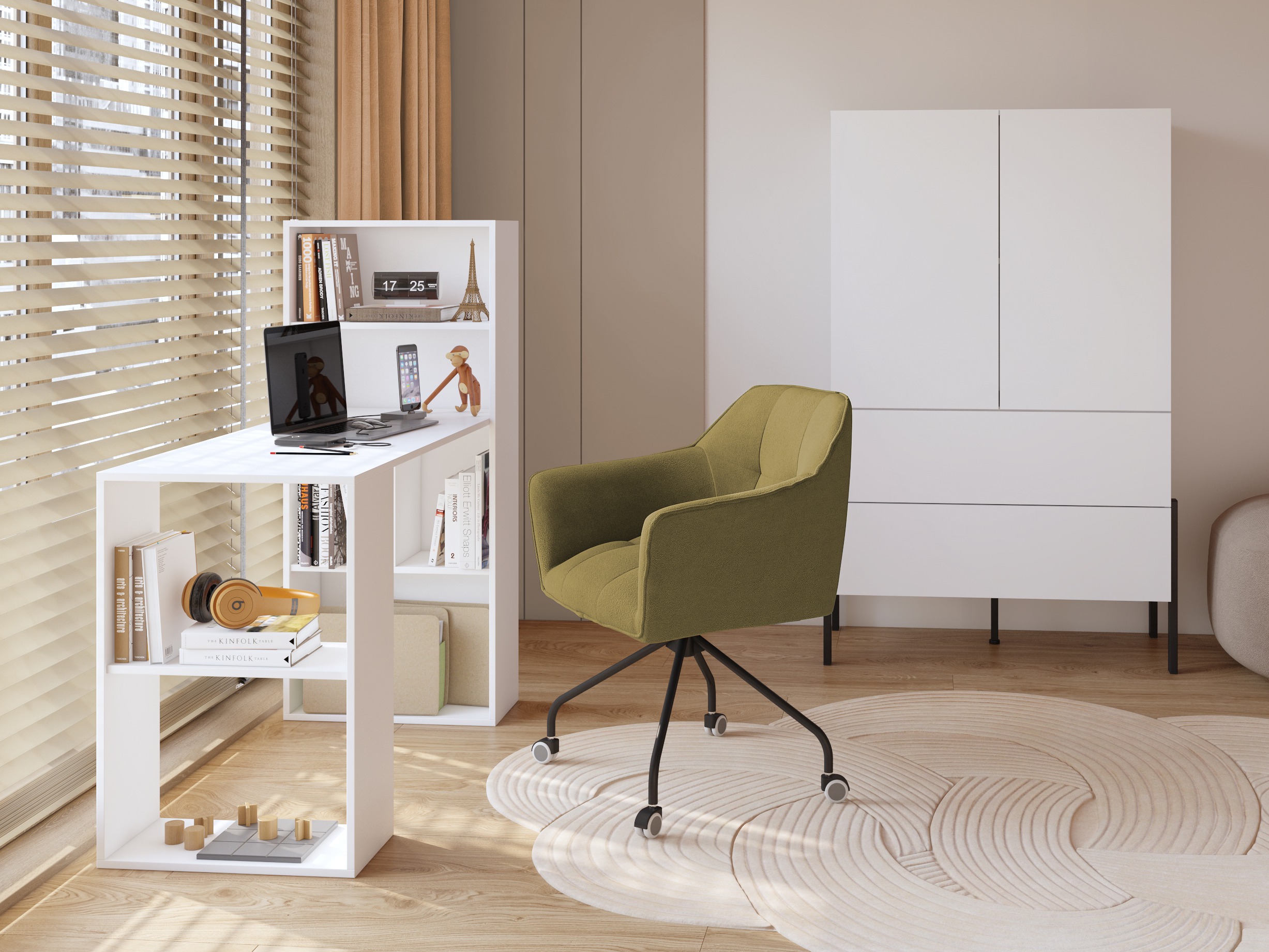 Darbo stalas Austin 329 (Balta)