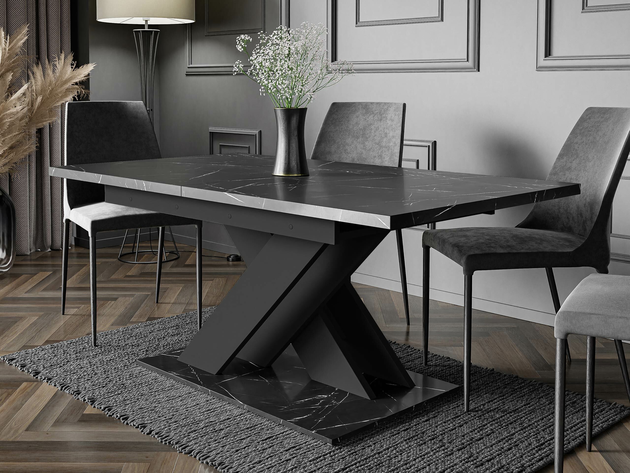 Stalas Goodyear 103 (Juodas marmuras + Juoda)