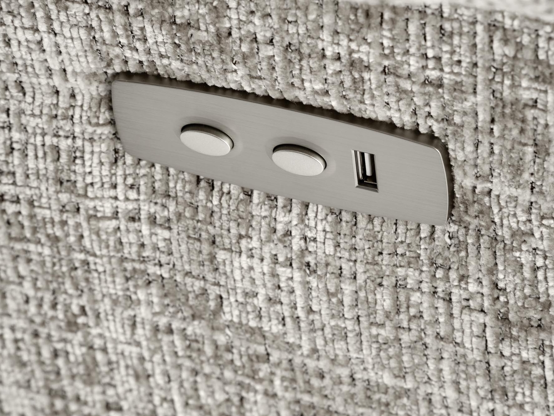 Fotelis reglaineris Houston 2080 (Pilka)