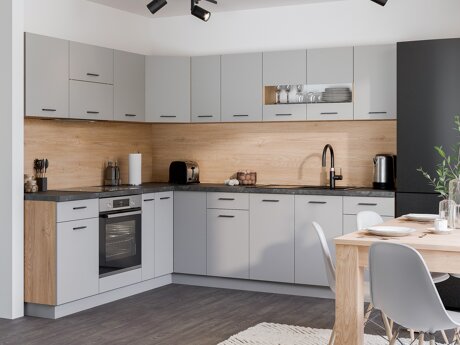 Modulinis virtuvės komplektas Ati Grey 131