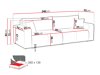 Sofa lova Comfivo 424 (Coral 45)