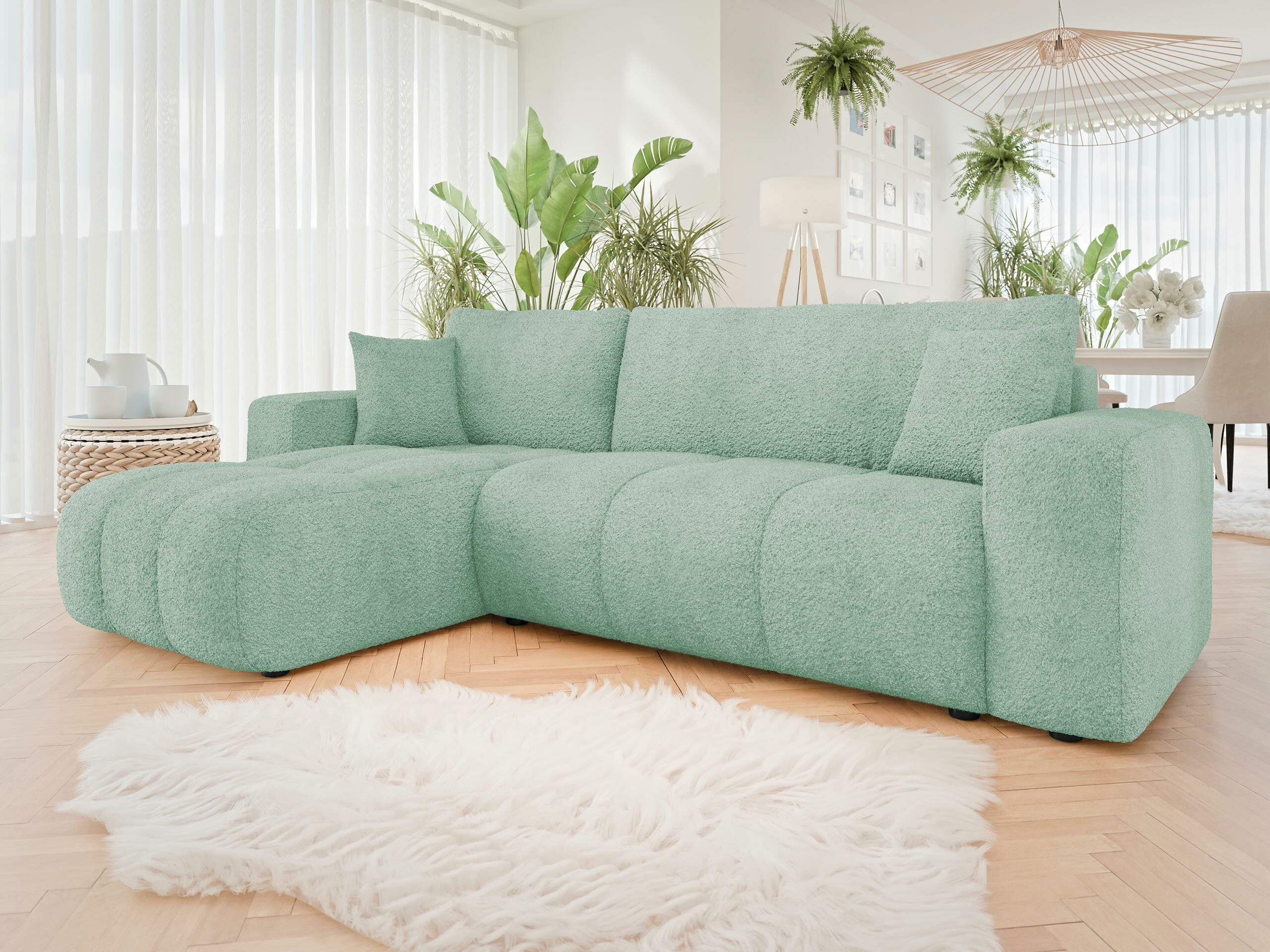 Minkštas kampas Comfivo Laurus (Coral 55)