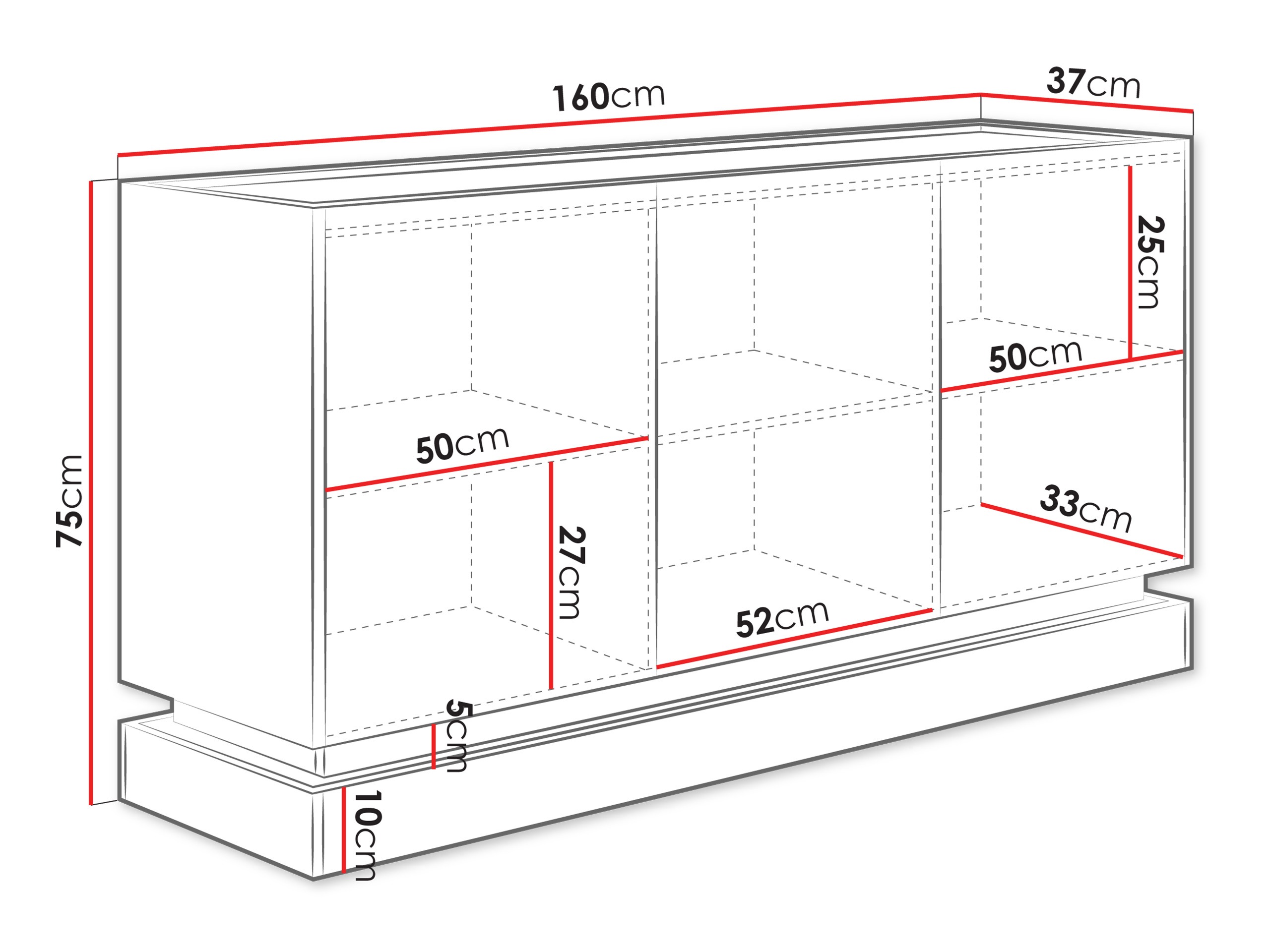 Spintelė Comfivo Tilia I (Juoda + Ąžuolas)