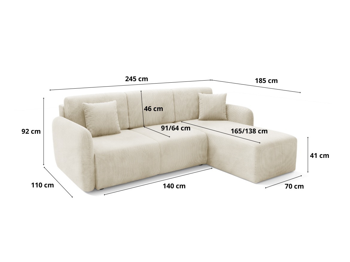 Minkštas kampas Franklin 190 (Poso 02)