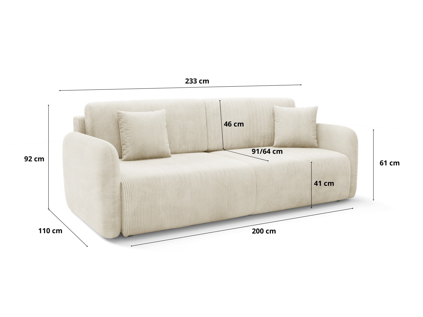 Sofa lova Franklin 191 (Poso 02)