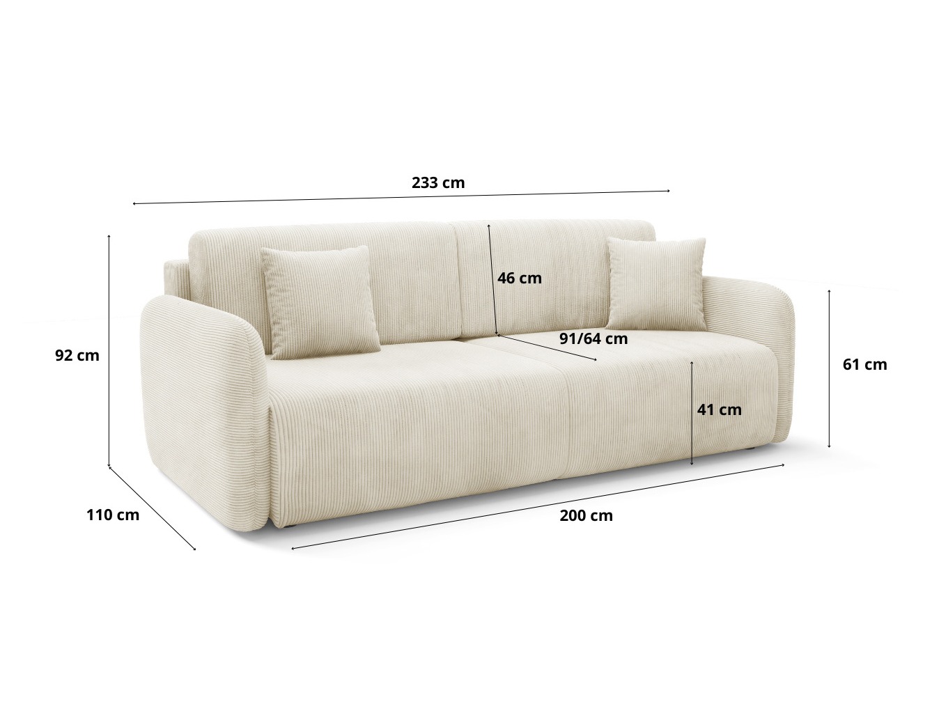 Sofa lova Franklin 191 (Poso 38)