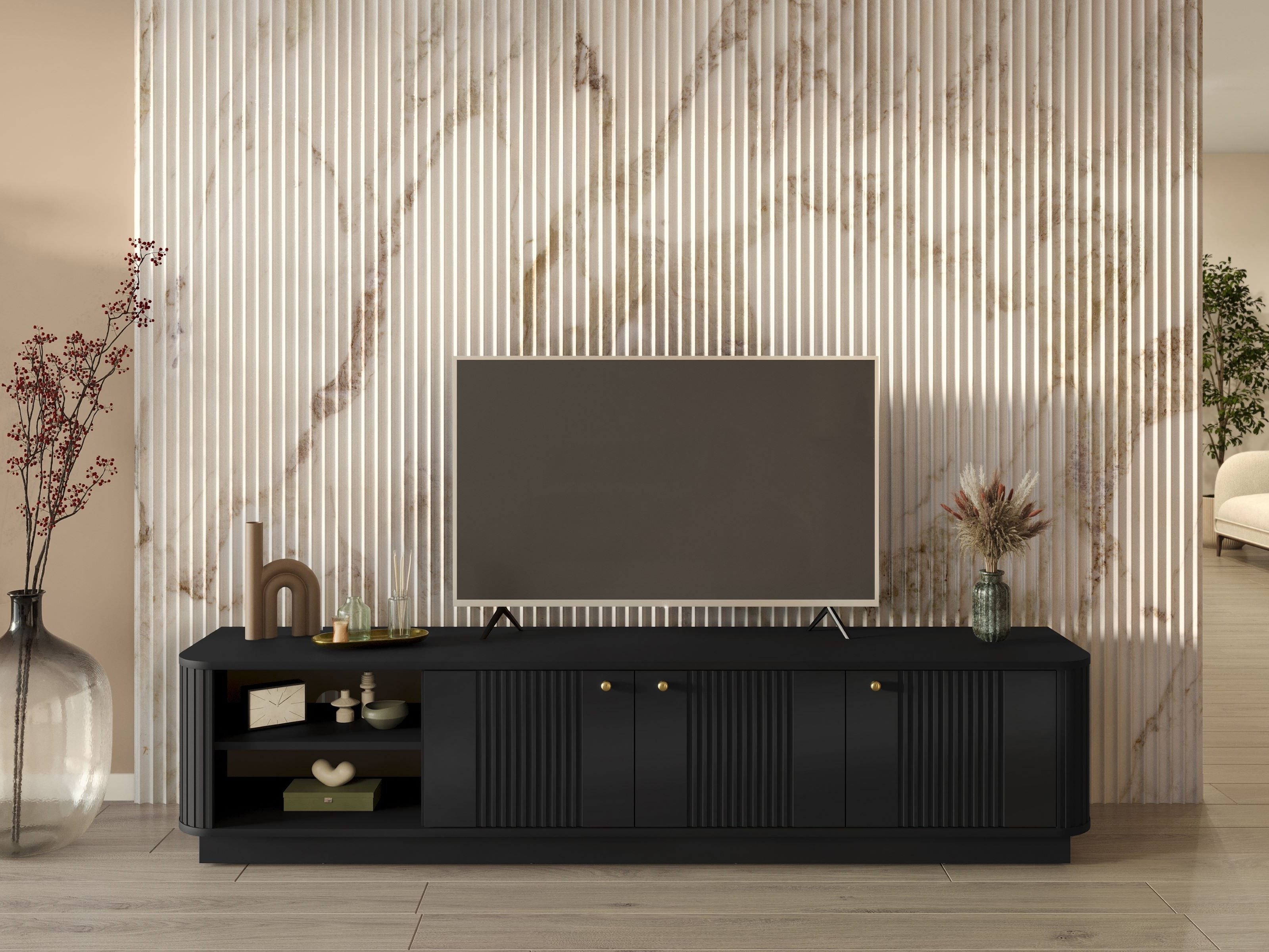 TV staliukas Levfene 101 (Juoda)