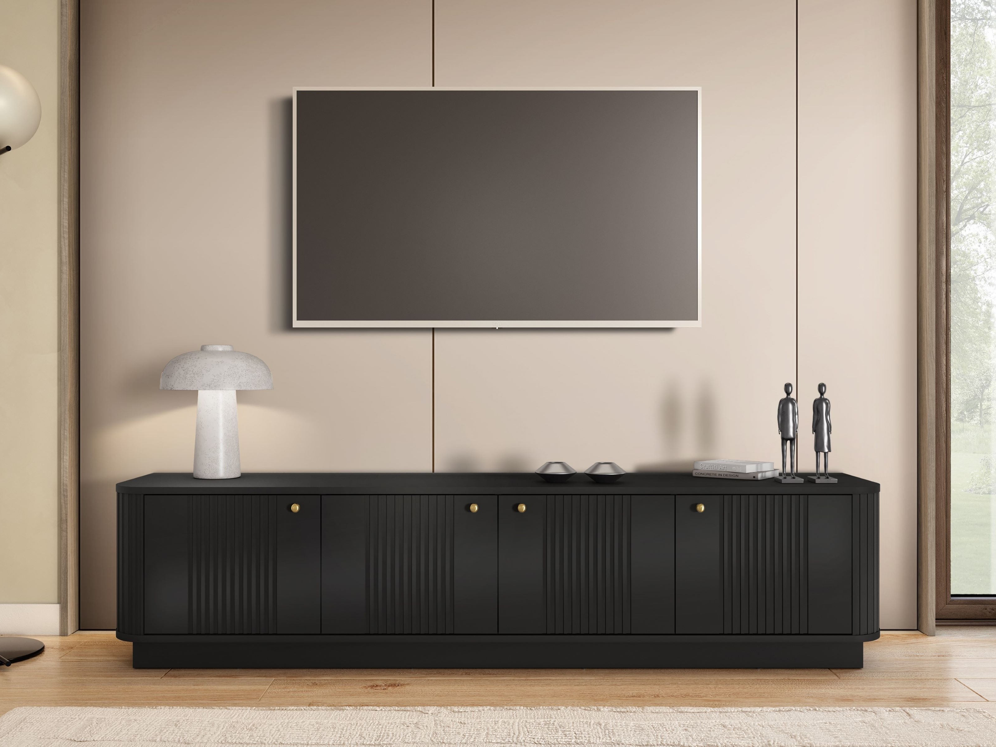 TV staliukas Levfene 102 (Juoda)