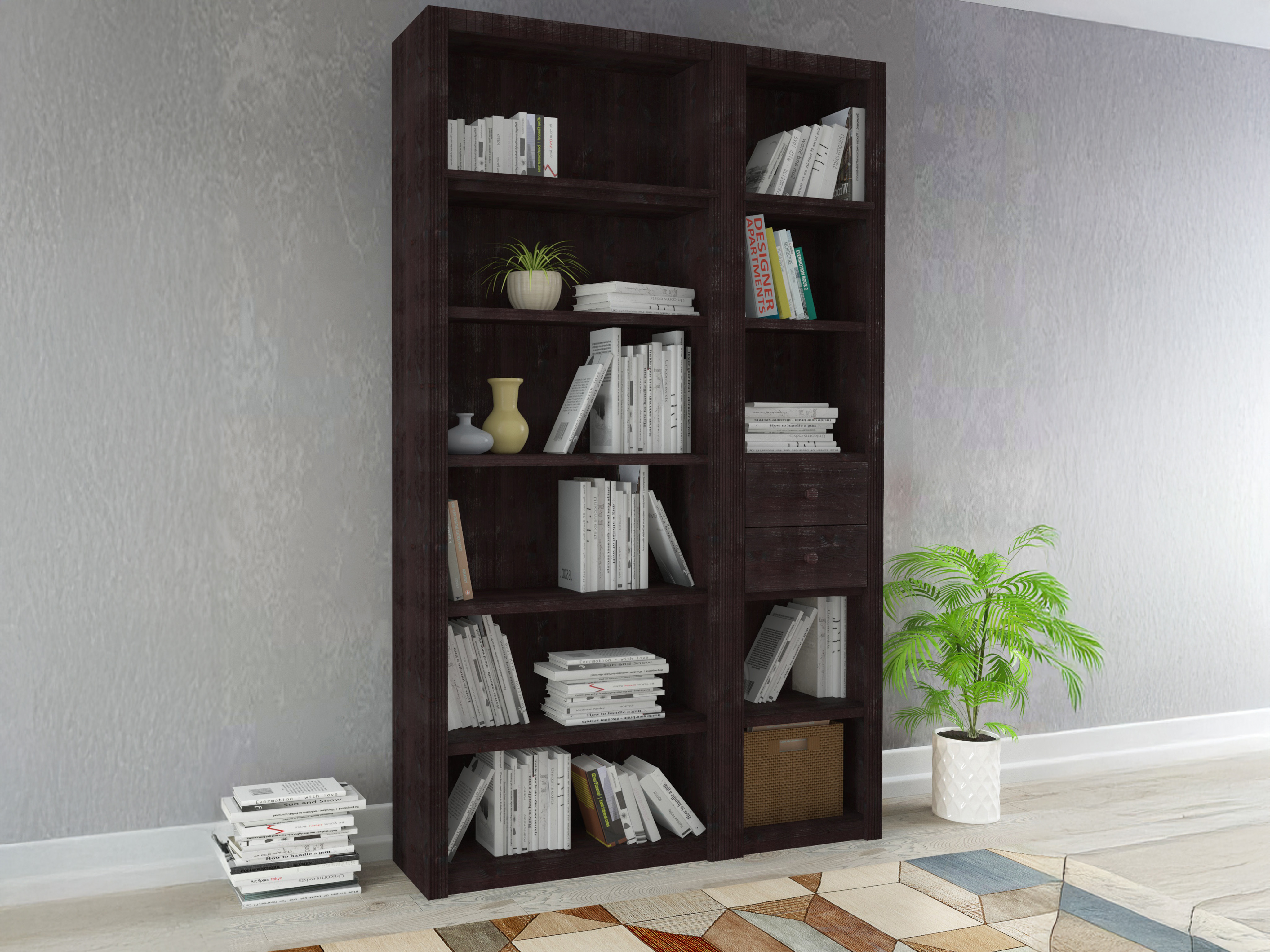 Lentynų komplektas Orlmara 105 (Havana ąžuolas)