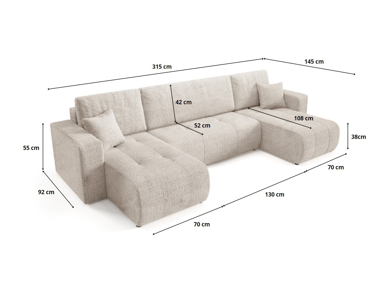 Minkštas kampas Franklin 198 (Aragon 39)