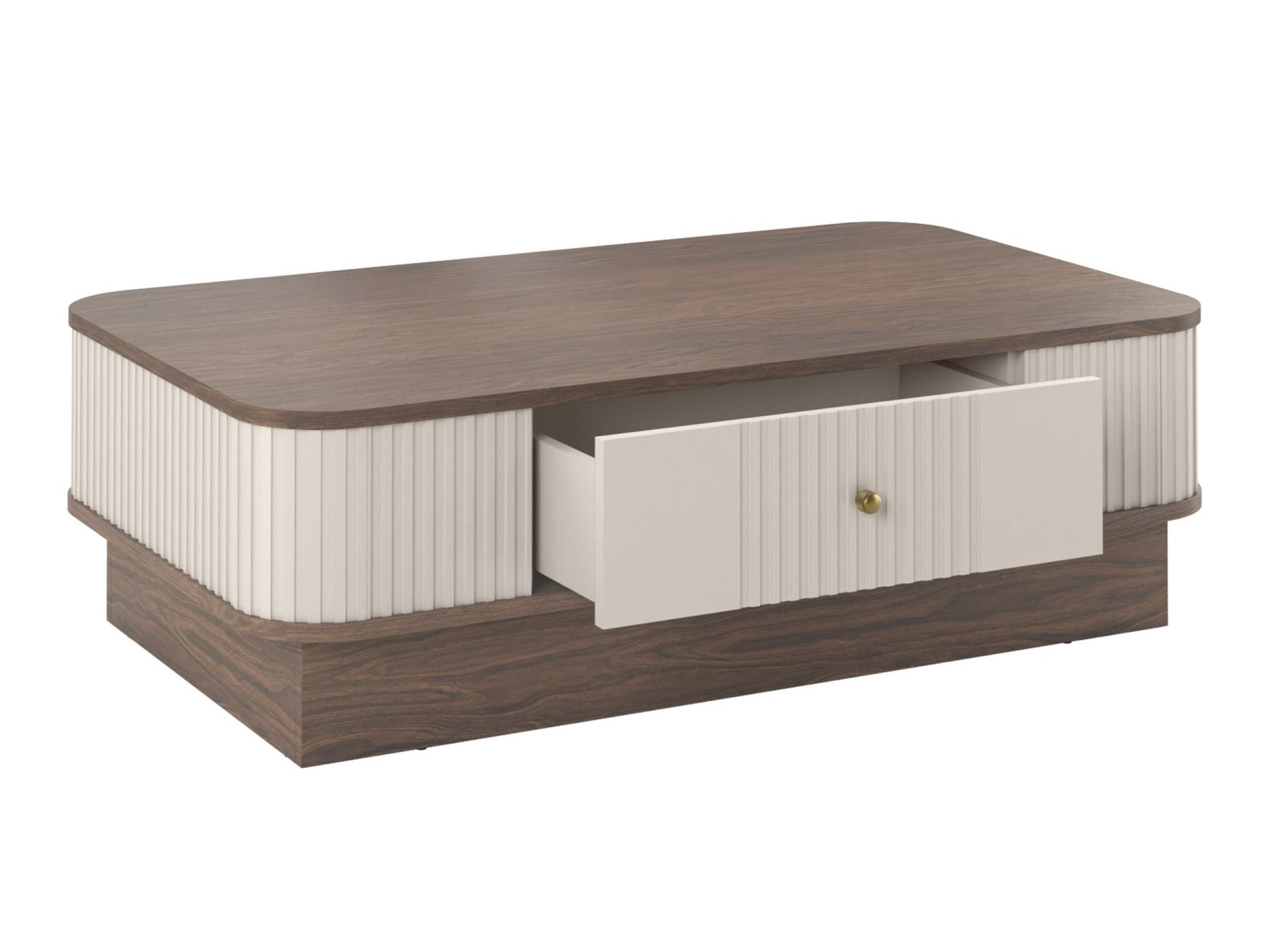 Žurnalinis staliukas Levfene 103 (Kašmyras + Graikinis riešutas)